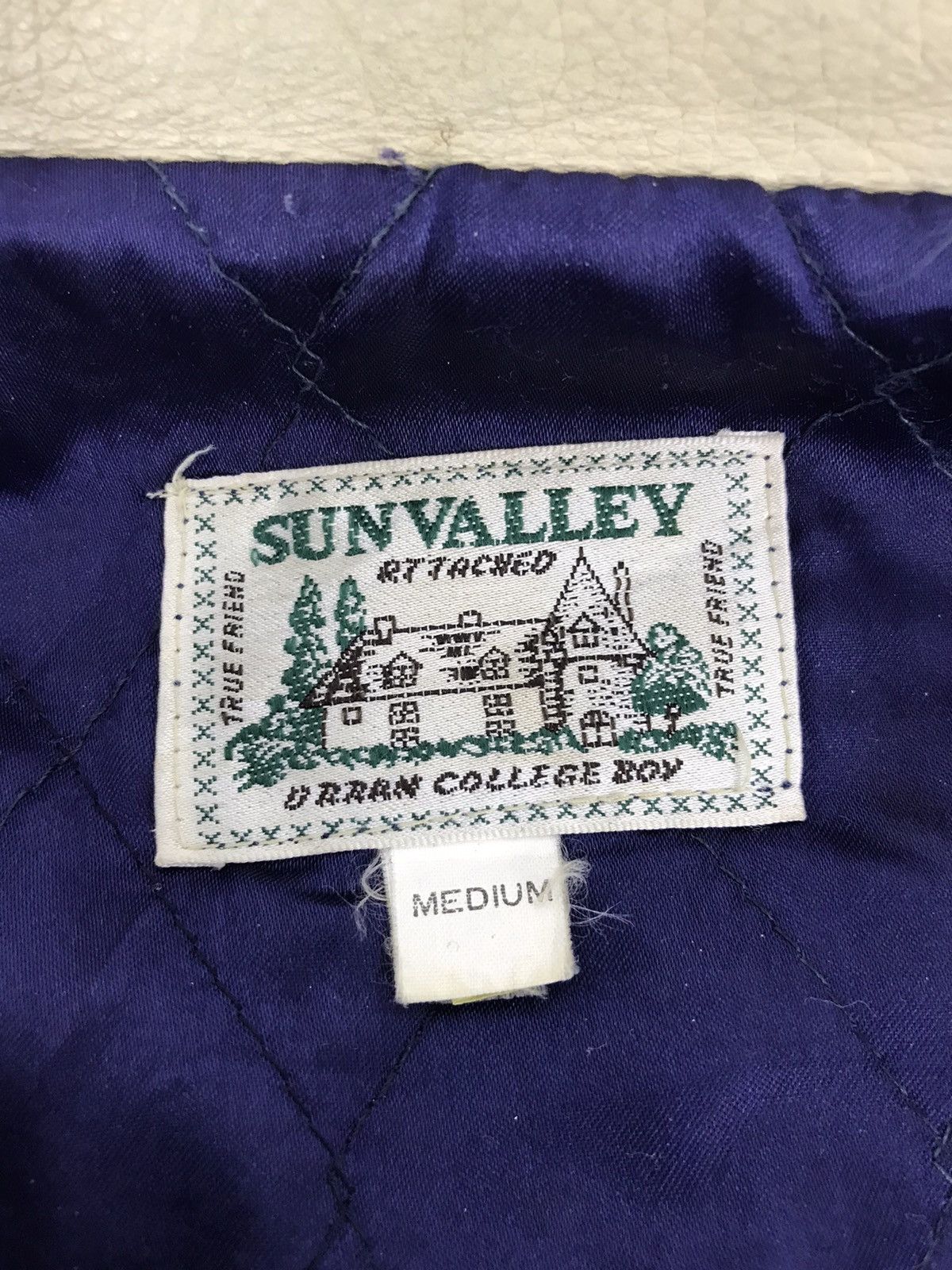 Other Vintage Vigorous by Sunvalley College Boy Leather Sleeve Size US M / EU 48-50 / 2 - 3 Thumbnail