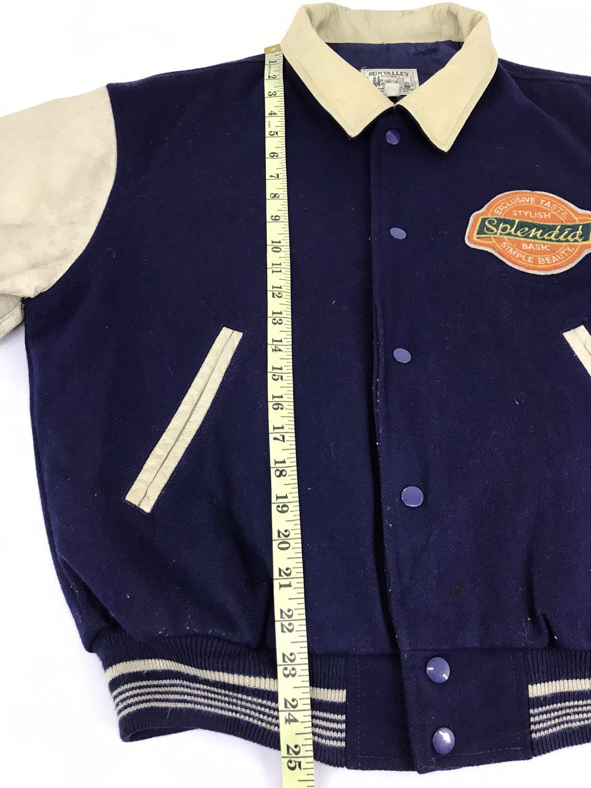 Other Vintage Vigorous by Sunvalley College Boy Leather Sleeve Size US M / EU 48-50 / 2 - 6 Thumbnail