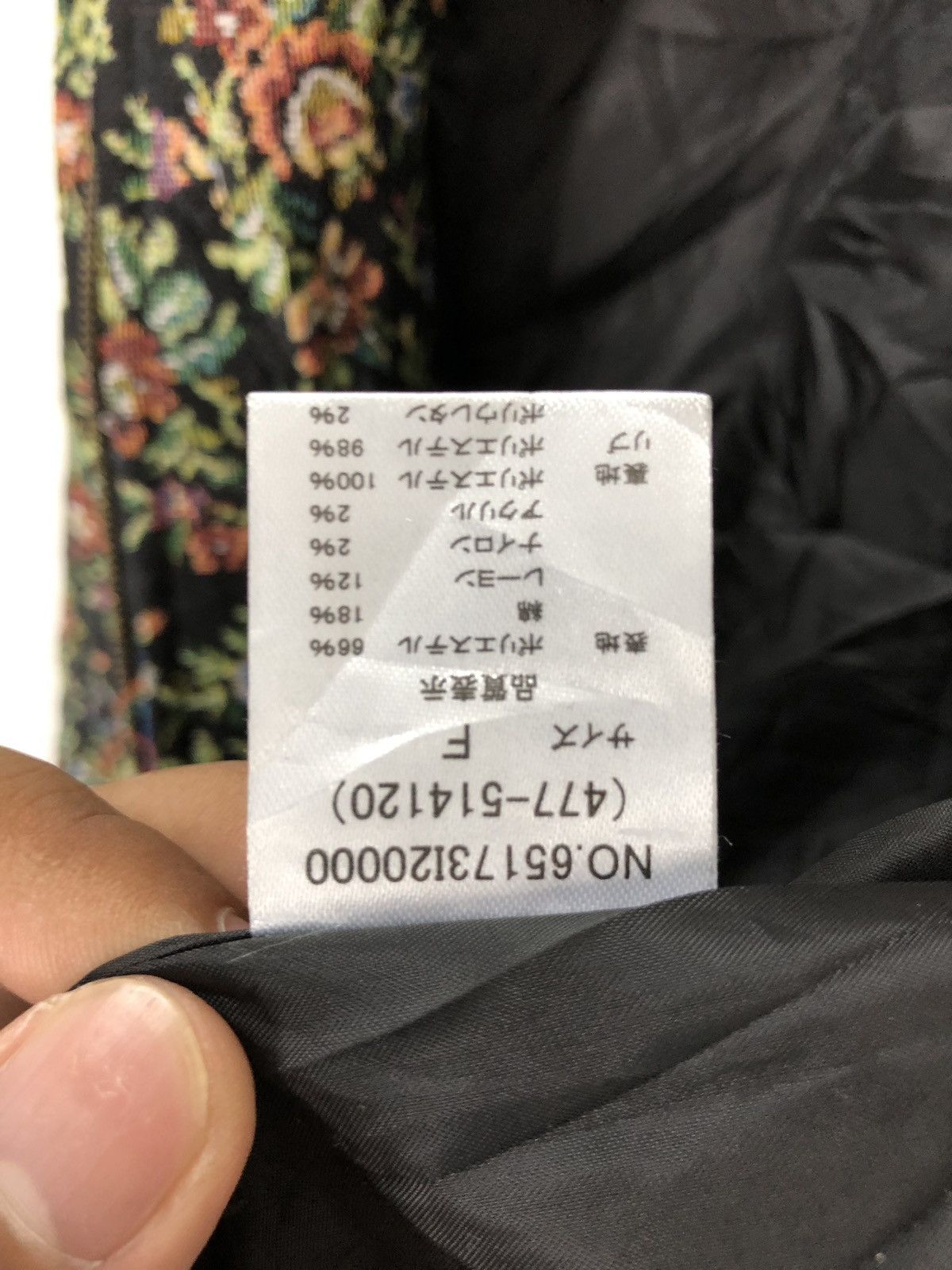 Japanese Brand Ray Cassin Flower Jacket Size US M / EU 48-50 / 2 - 11 Thumbnail