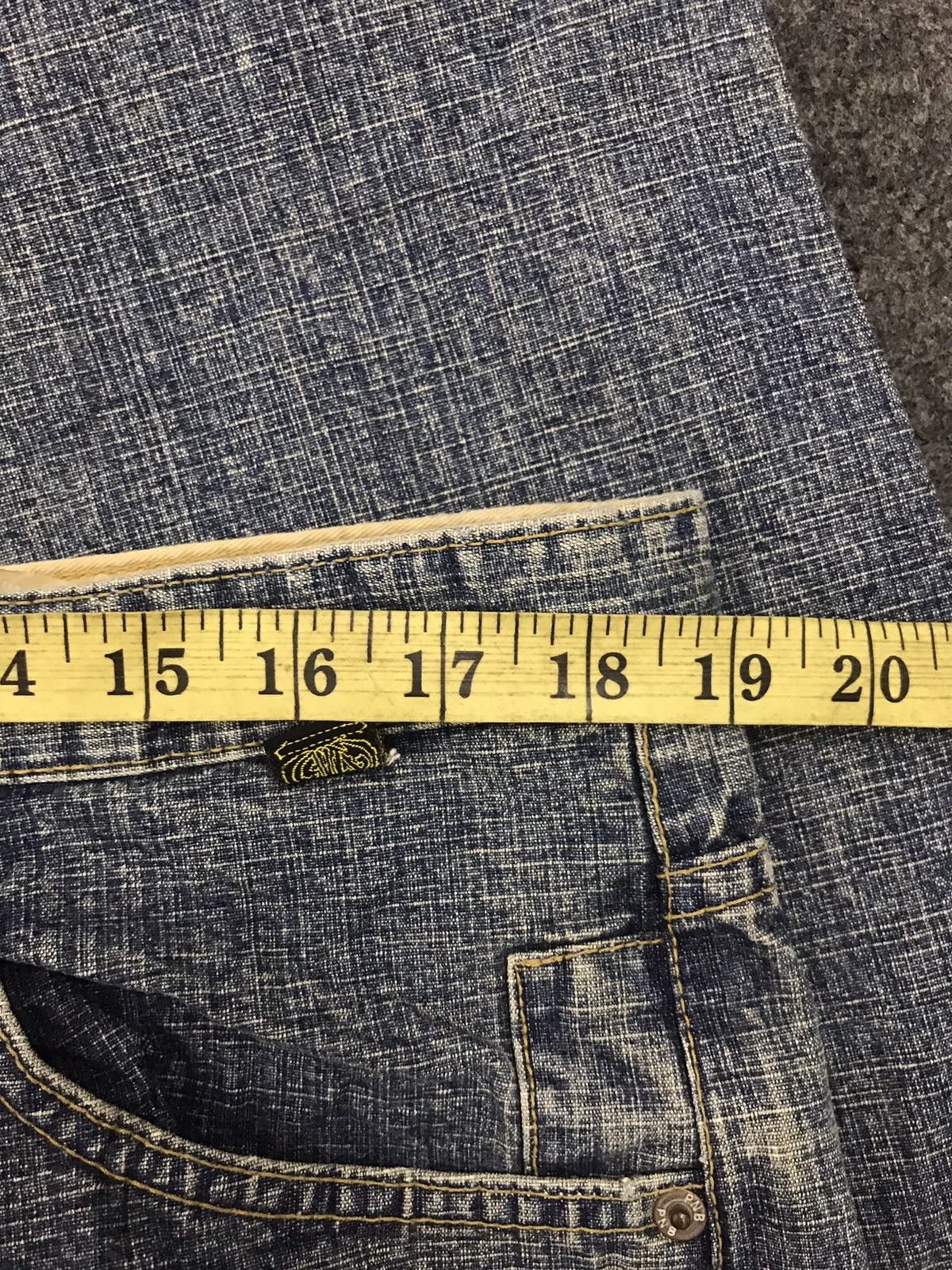 Japanese Brand Vintage PNB Nation Music and Art Printed Denim Jeans Size US 37 - 7 Thumbnail
