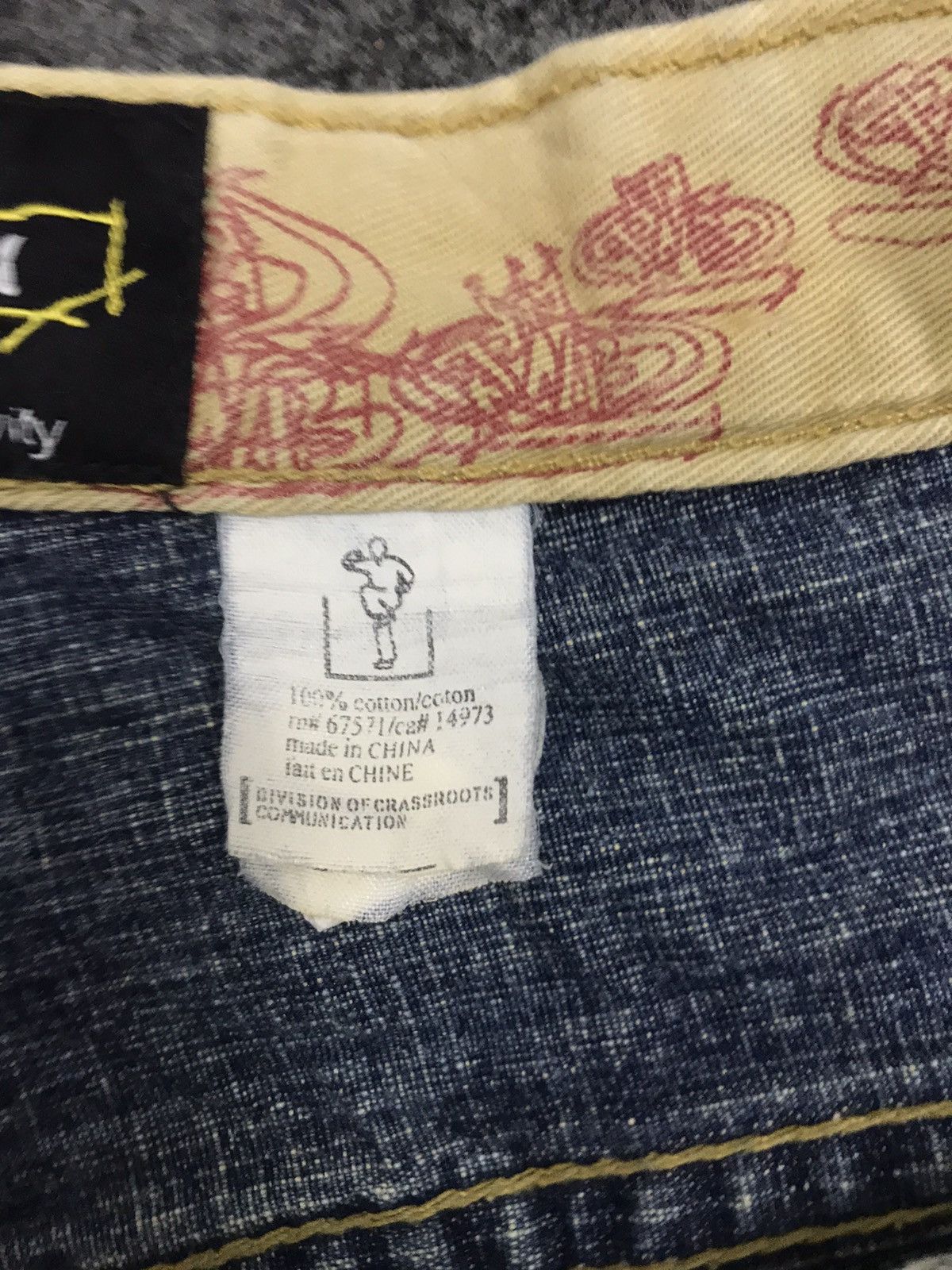 Japanese Brand Vintage PNB Nation Music and Art Printed Denim Jeans Size US 37 - 4 Thumbnail