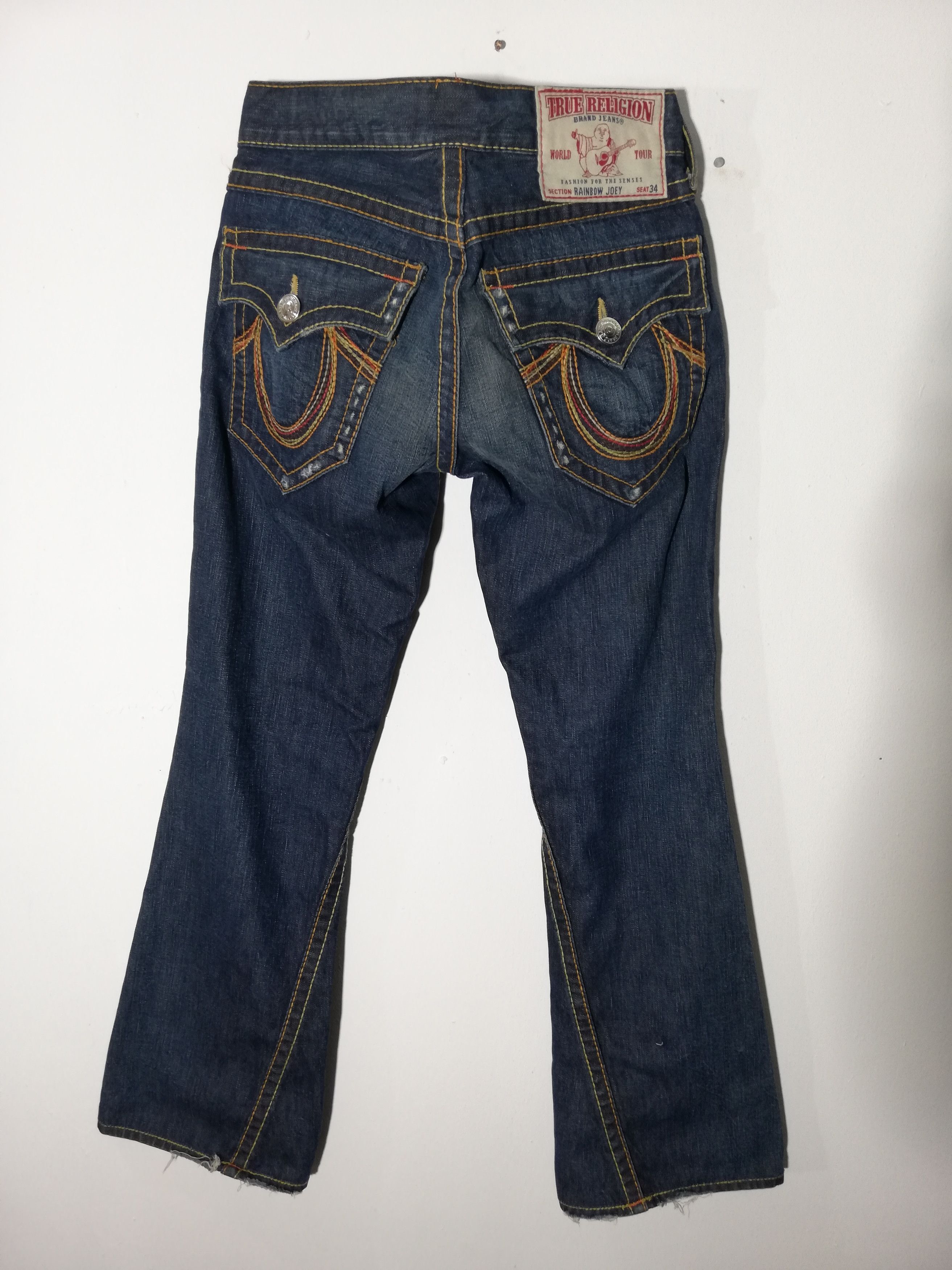 True Religion True Religion Rainbow Joey Seat34 Size US 29 - 7 Thumbnail
