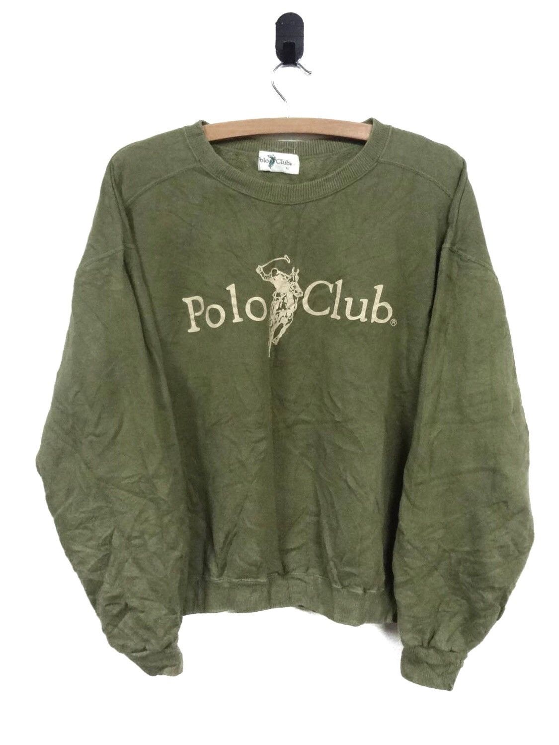 Vintage 90s Polo Club Sweatshirt Big Logo