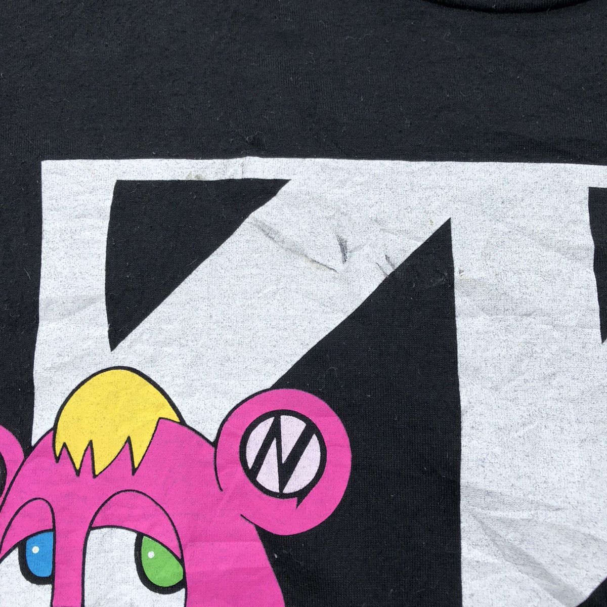 Japanese Brand × Other × Vintage Rare The Nine World Big Logo Teddy Bear Big Print Tee Size US L / EU 52-54 / 3 - 6 Thumbnail
