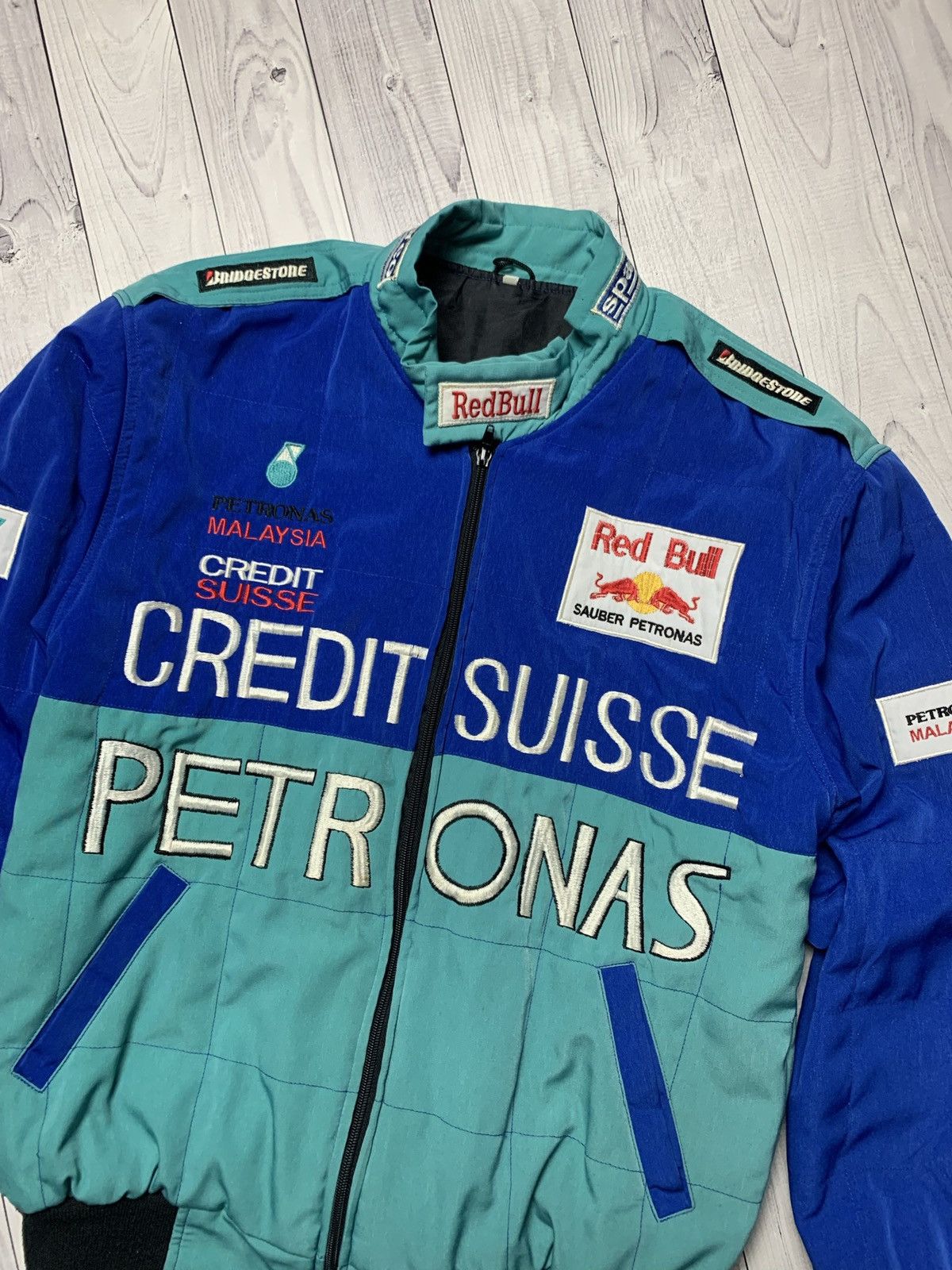 Mercedes-Benz Vintage Racing jacket Mercedes Petronas Red Bull rare logo Size US M / EU 48-50 / 2 - 3 Thumbnail