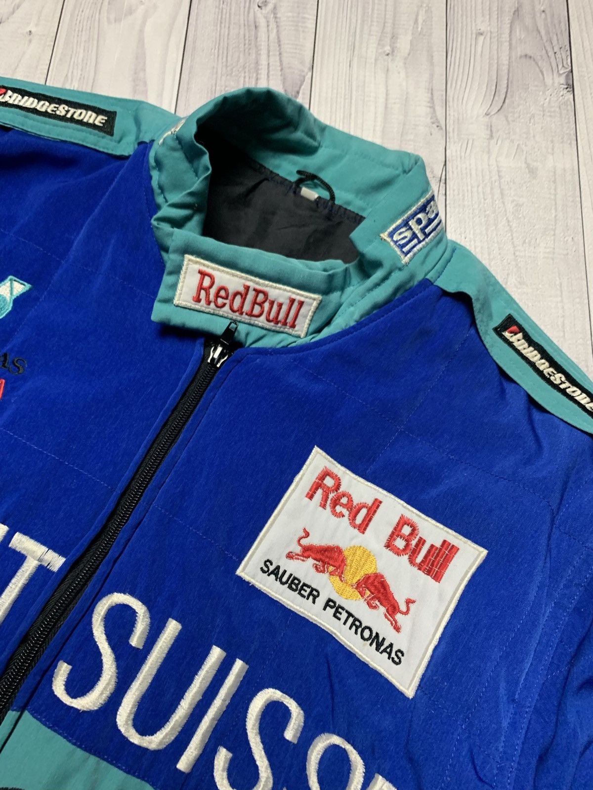 Mercedes-Benz Vintage Racing jacket Mercedes Petronas Red Bull rare logo Size US M / EU 48-50 / 2 - 5 Thumbnail