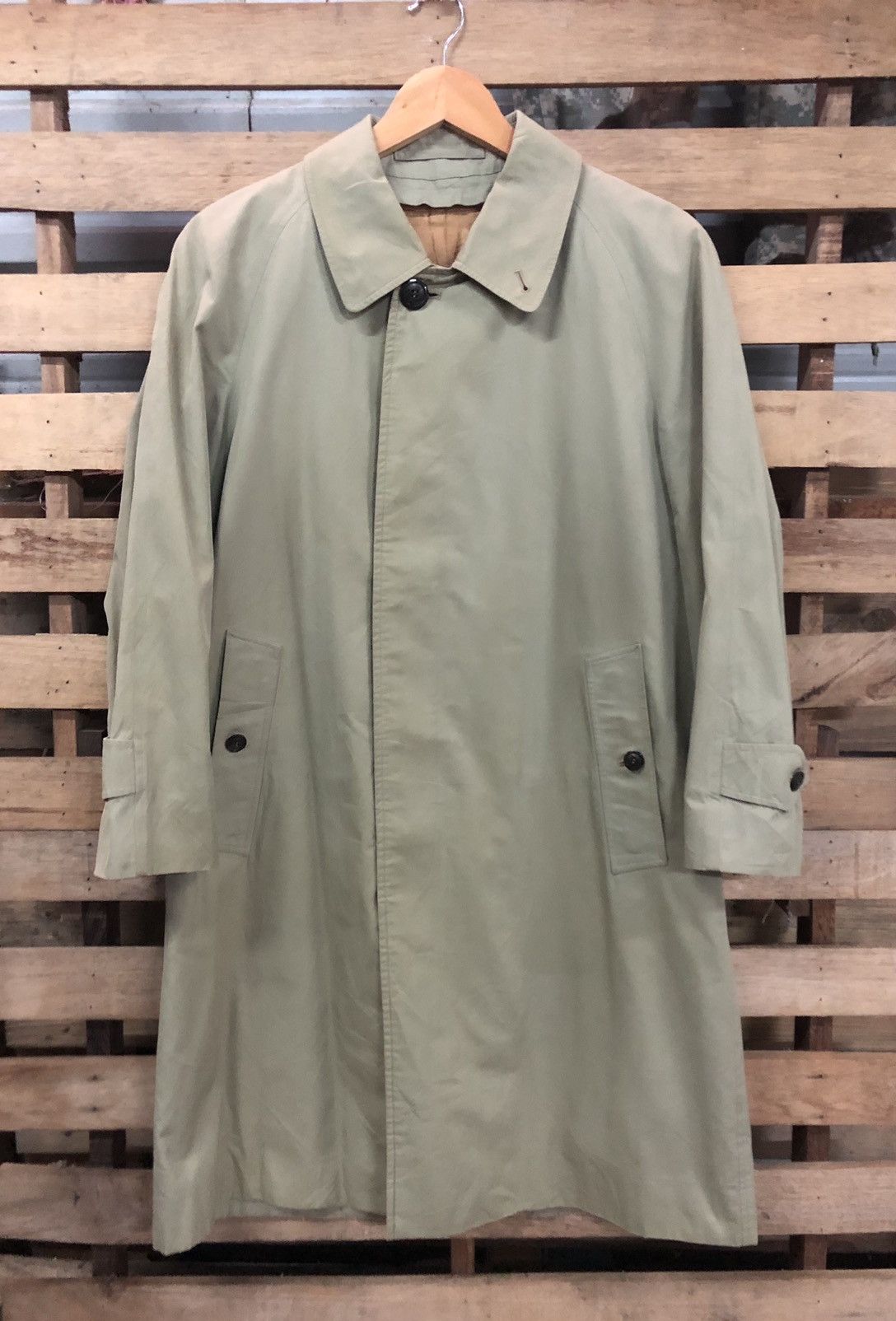 Burberry × Vintage Vintage Burberry Trench Coat Single Breasted Nova Check Size US M / EU 48-50 / 2 - 2 Thumbnail