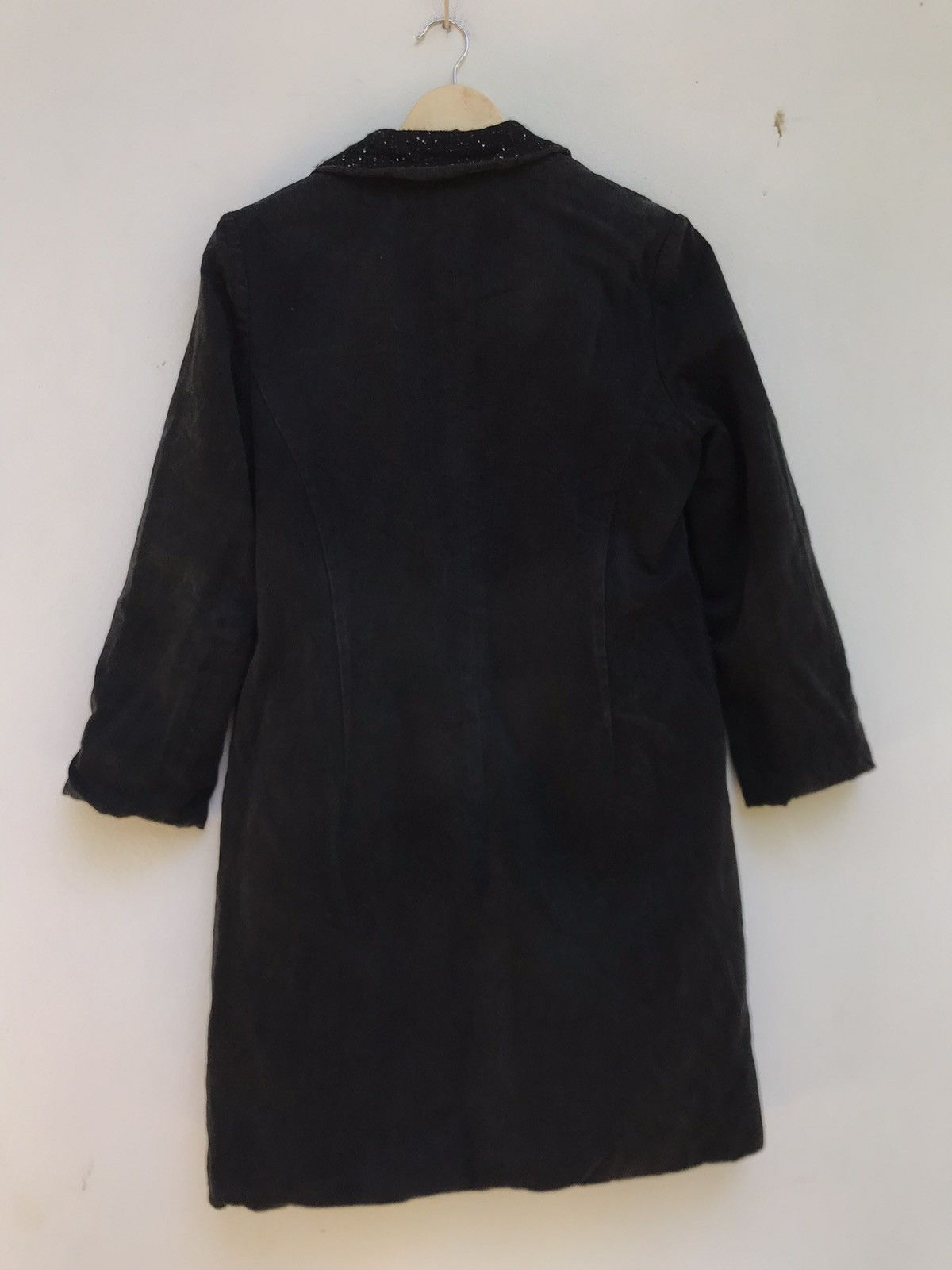 Yohji Yamamoto Iwish by Yohji Yamamoto Reversible Polka dot Wool Coat Size S / US 4 / IT 40 - 17 Thumbnail
