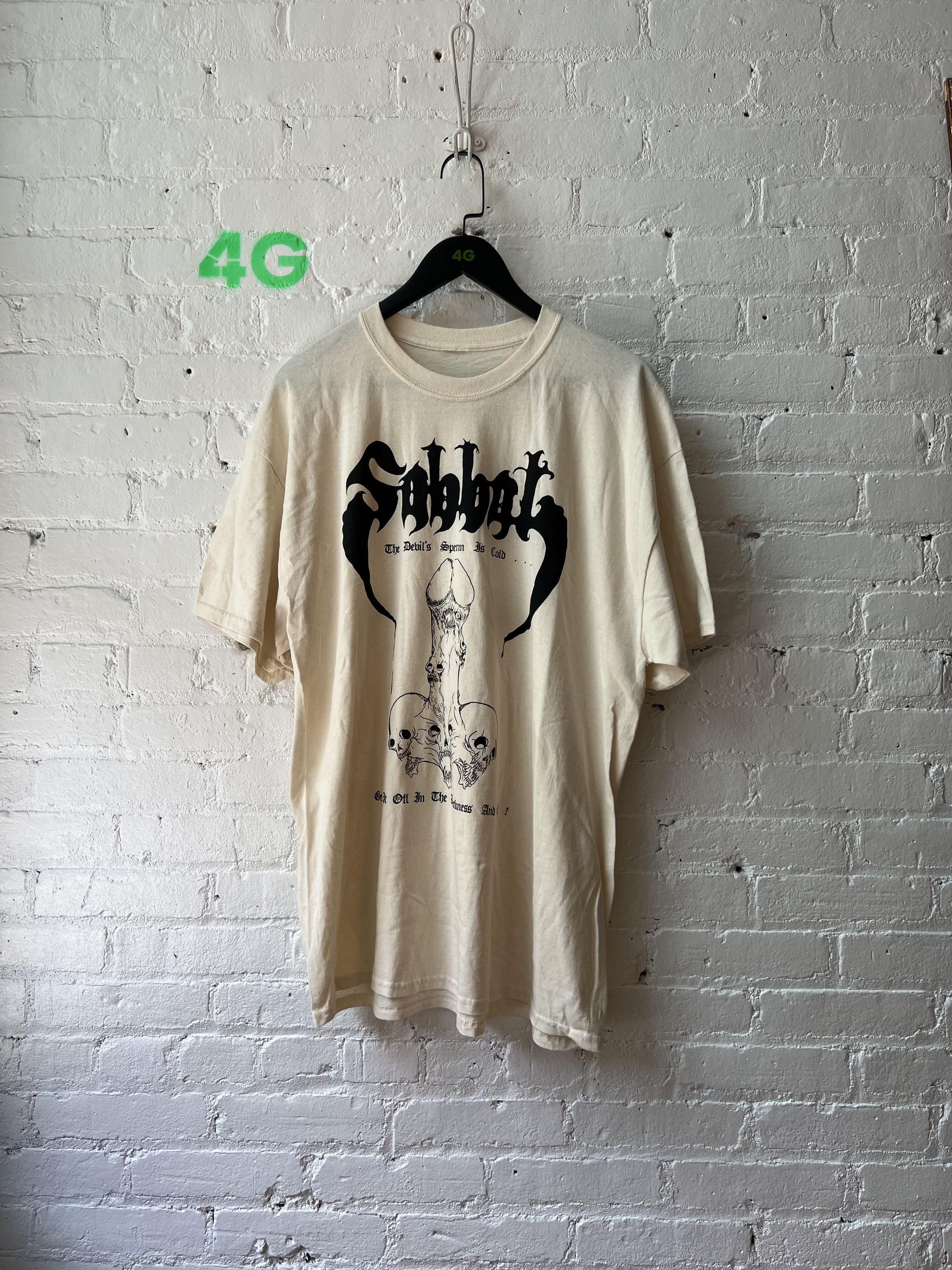 Vintage Vintage Sabbath devil spirm skull dick t shirt Size US S / EU 44-46 / 1 - 6 Thumbnail