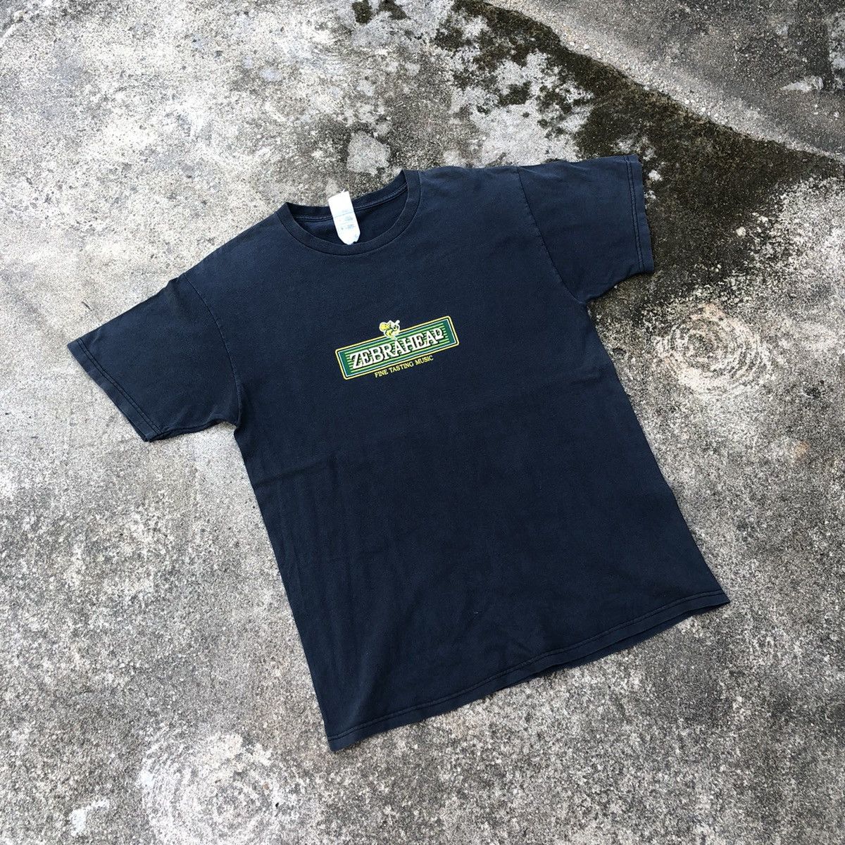 Vintage Zebrahead Fine Tasting Music Rock Band Promo Tee