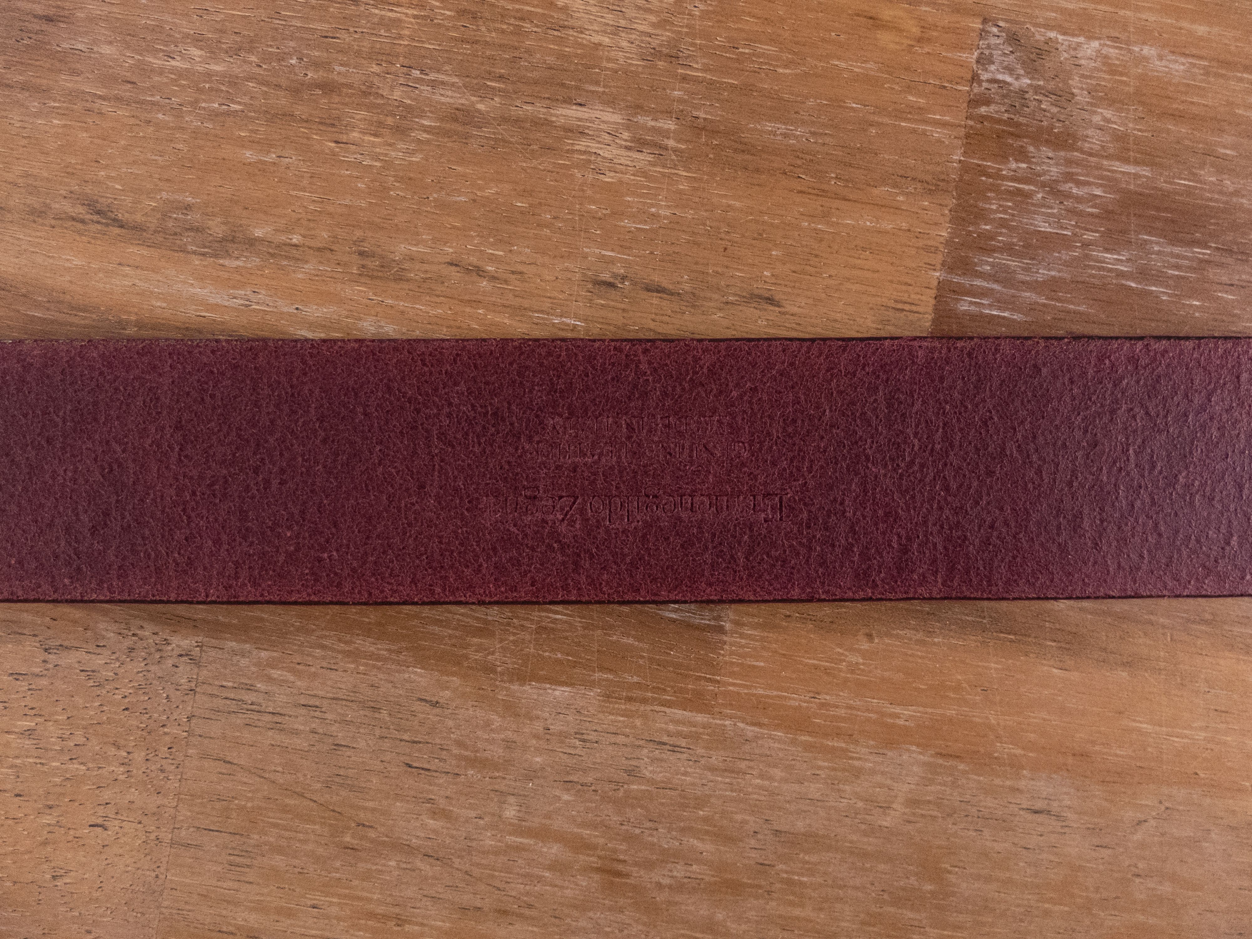 Ermenegildo Zegna ERMENEGILDO ZEGNA red suede belt 105 40 fits 40 inch waist Size 40 - 8 Thumbnail
