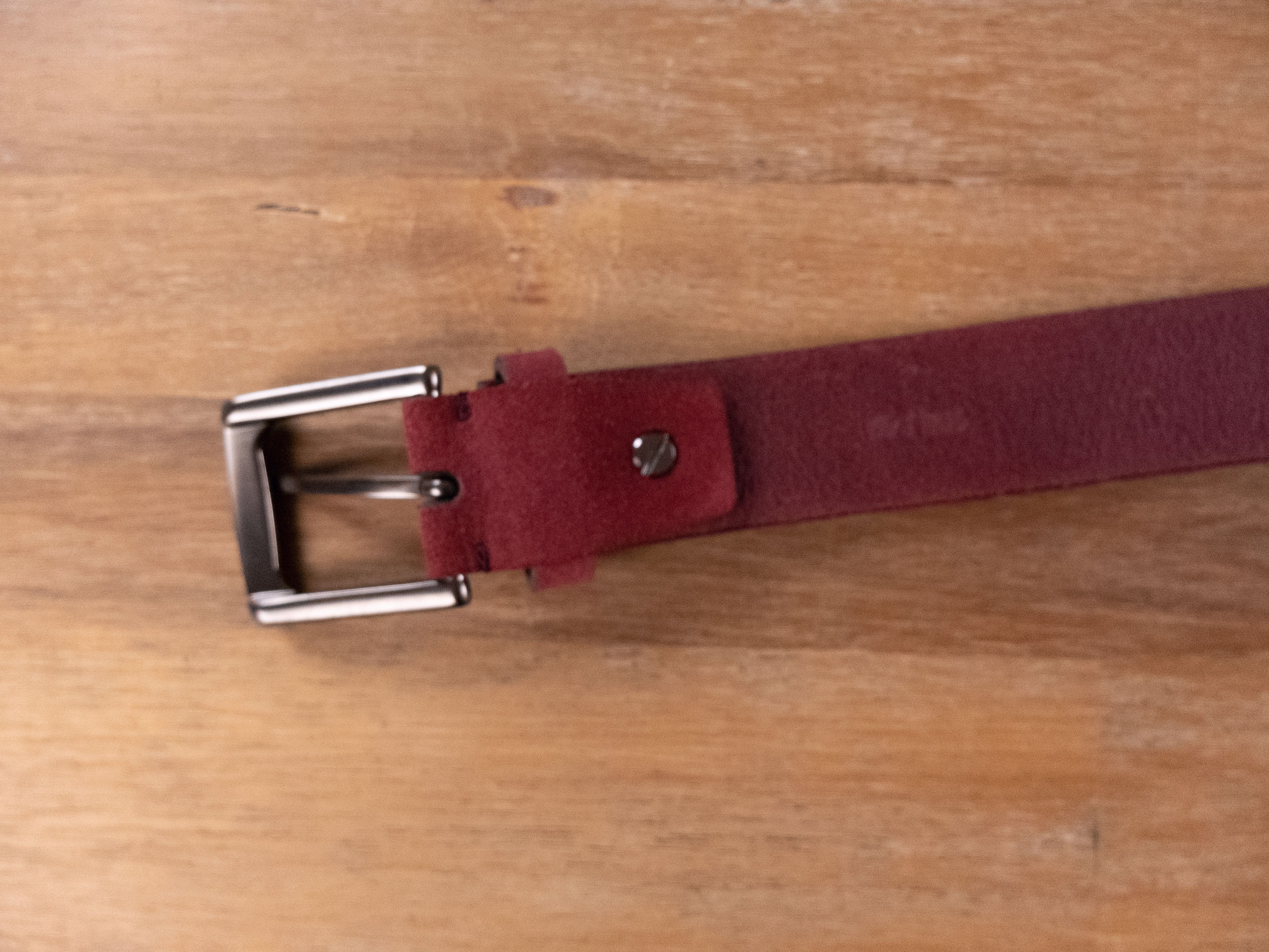 Ermenegildo Zegna ERMENEGILDO ZEGNA red suede belt 105 40 fits 40 inch waist Size 40 - 6 Thumbnail