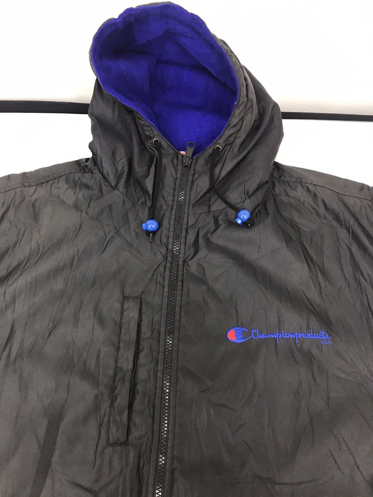 Champion Vintage Champion Hoodie Jacket Windbreaker Outdoor Coach Size US XL / EU 56 / 4 - 2 Thumbnail