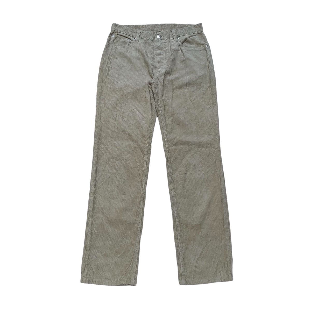 image of Archival Clothing x Helmut Lang Vintage Helmut Lang Corduroy Pants Produced In 1997 in Khakis (Size