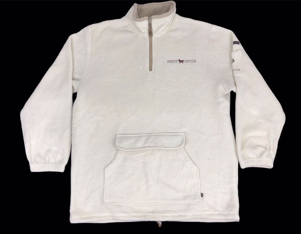 Japanese Brand Petit Style CP Fleece Sweatshirt Front Pocket Fluffy Size US M / EU 48-50 / 2 - 1 Thumbnail
