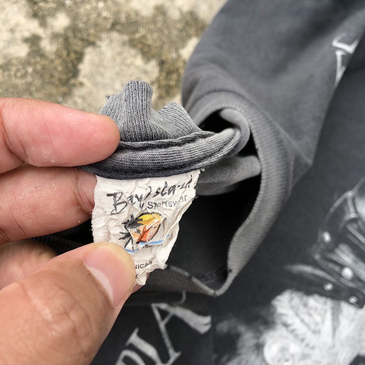 Band Tees × Vintage Rare Distress Sun Faded Black Veil Brides Andy Biersack Tee Size US L / EU 52-54 / 3 - 9 Thumbnail