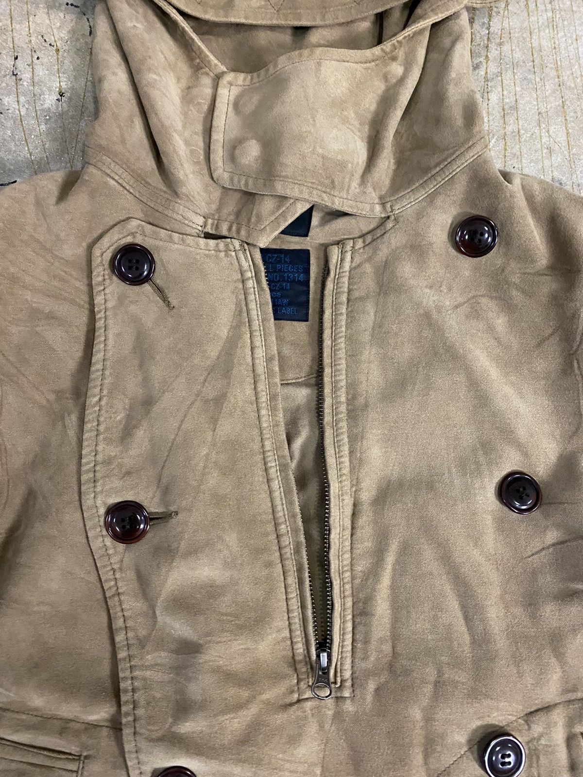 CABANE de ZUCCa × Final Home × Issey Miyake AW11 Anorak Cap hoodie Jacket Size US L / EU 52-54 / 3 - 7 Thumbnail