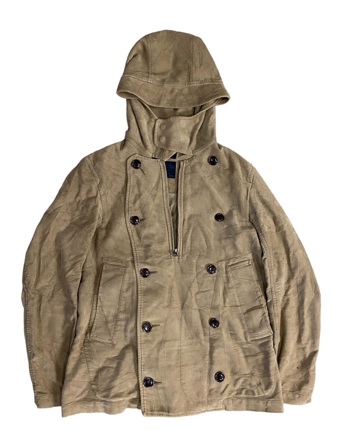 CABANE de ZUCCa × Final Home × Issey Miyake AW11 Anorak Cap hoodie Jacket Size US L / EU 52-54 / 3 - 1 Thumbnail