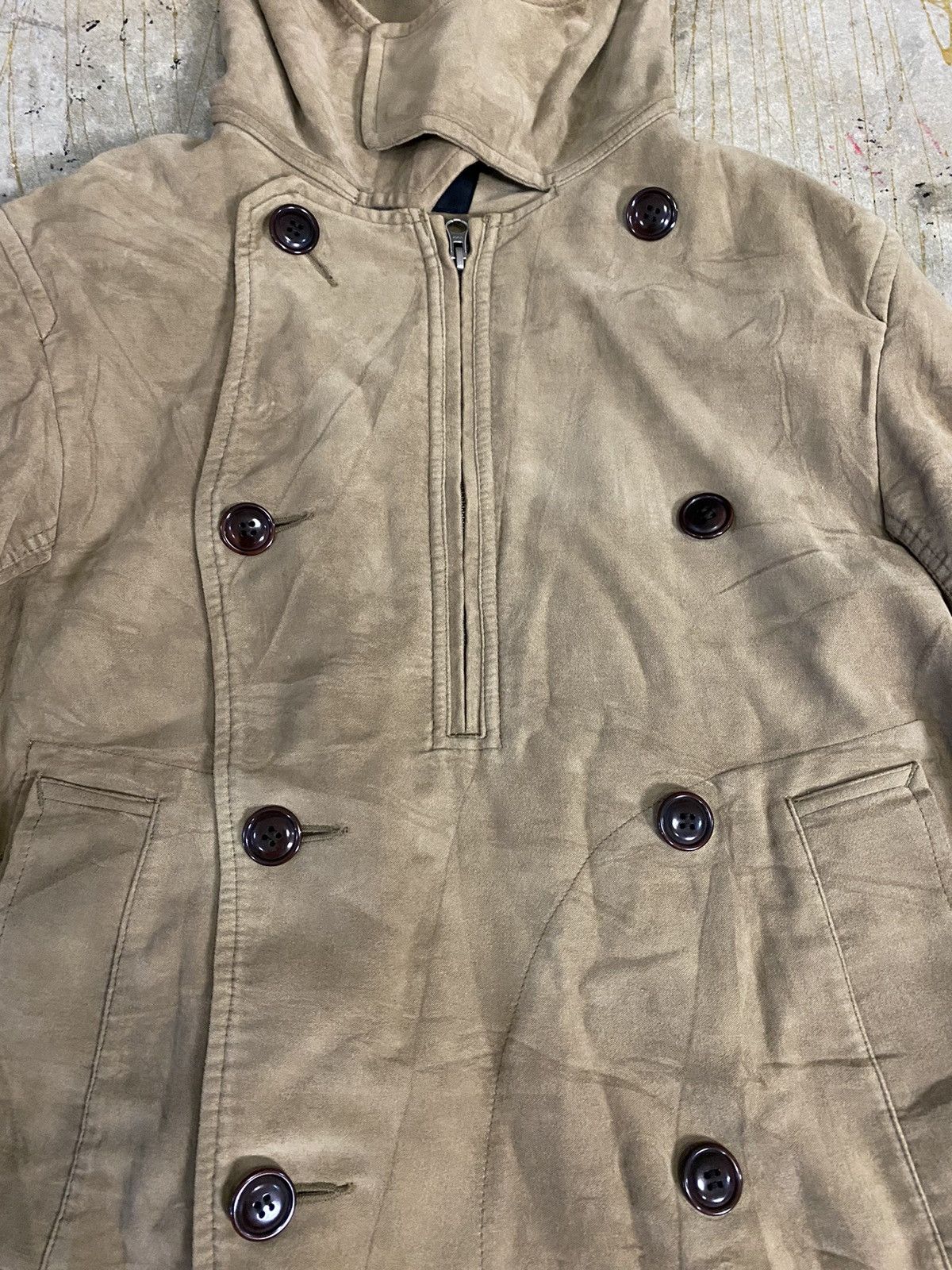 CABANE de ZUCCa × Final Home × Issey Miyake AW11 Anorak Cap hoodie Jacket Size US L / EU 52-54 / 3 - 5 Thumbnail