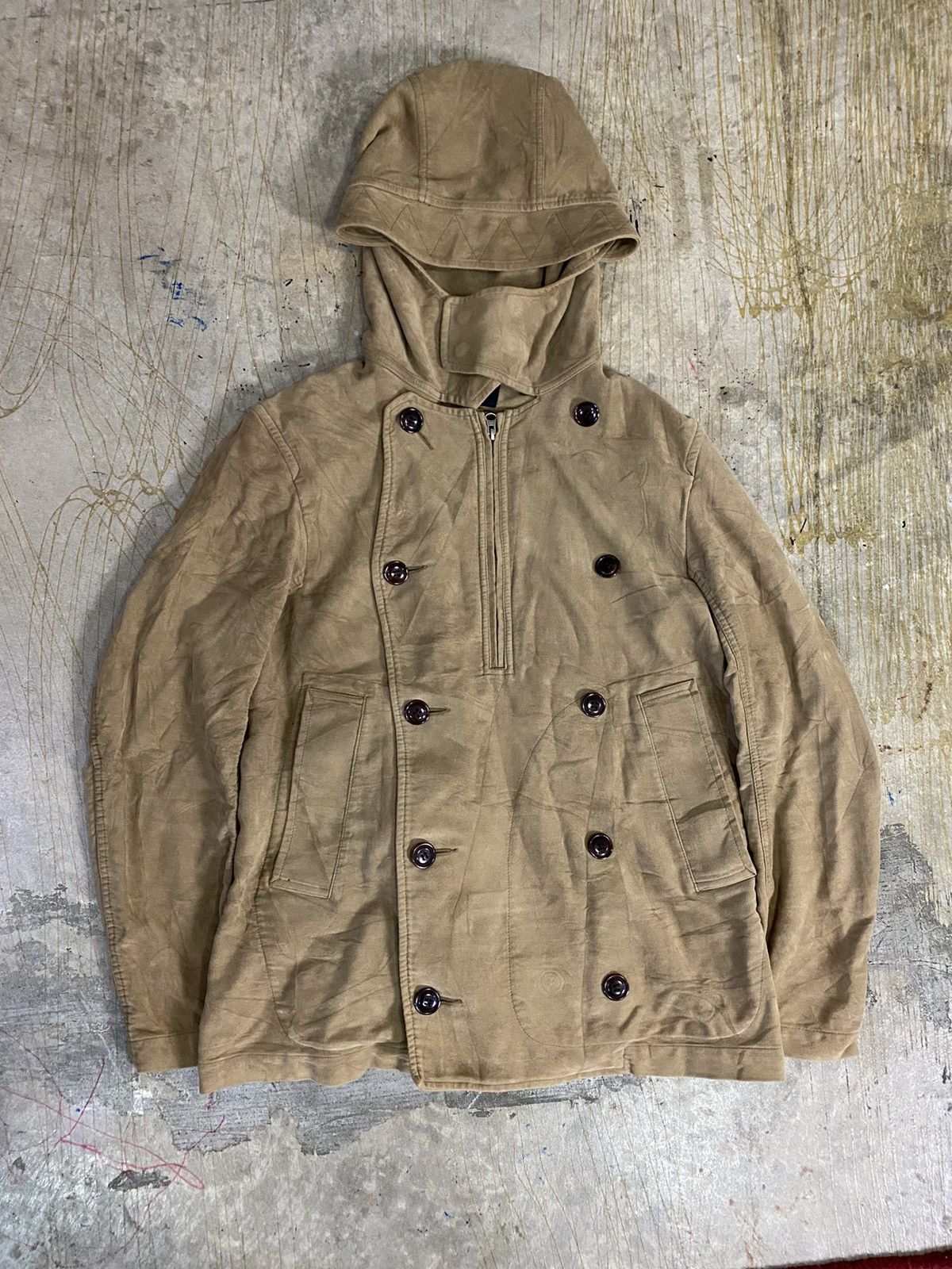 CABANE de ZUCCa × Final Home × Issey Miyake AW11 Anorak Cap hoodie Jacket Size US L / EU 52-54 / 3 - 2 Thumbnail