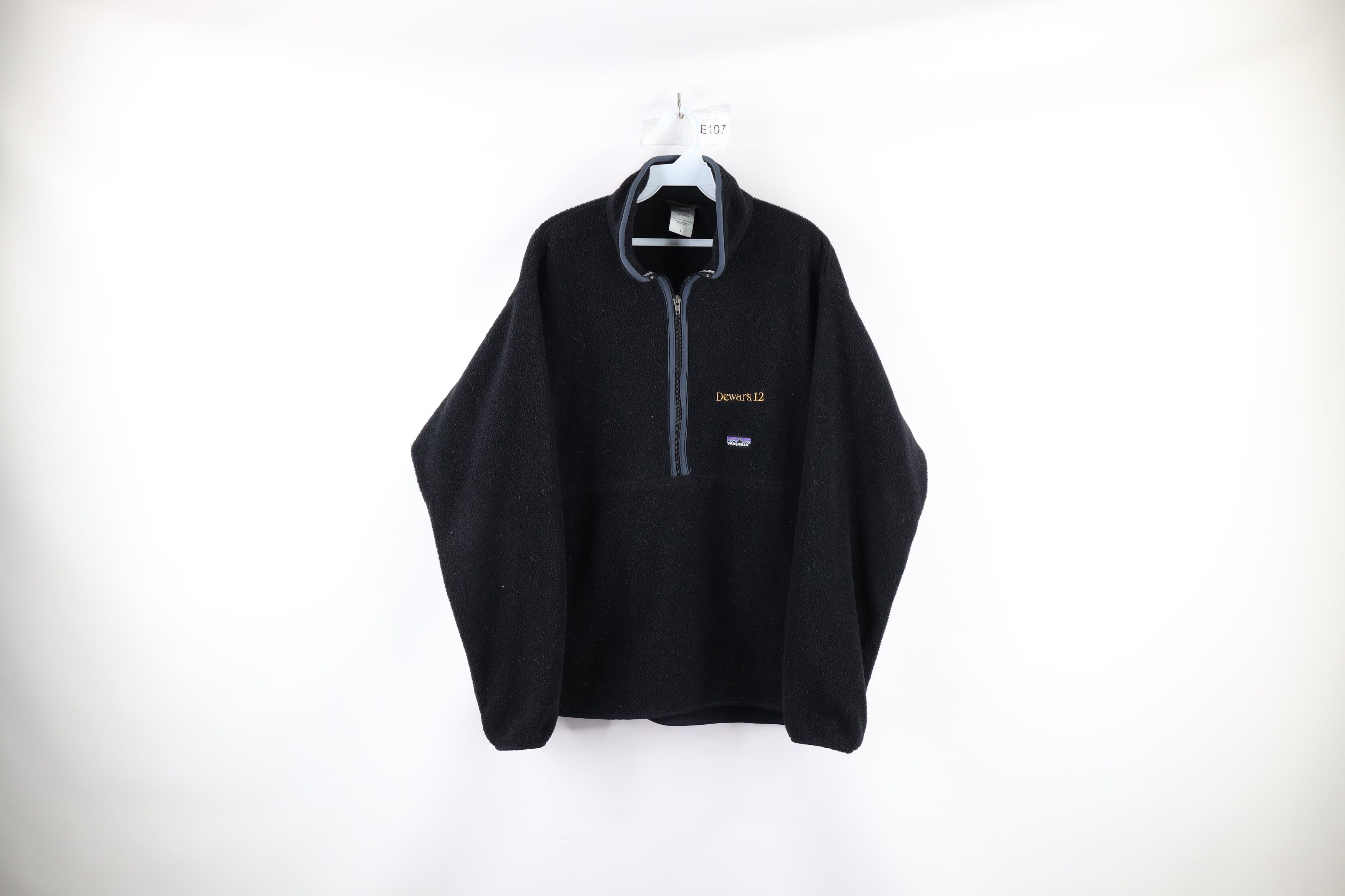 Patagonia × Vintage Vintage Patagonia Synchilla Whisky Half Zip Fleece Sweater Size US L / EU 52-54 / 3 - 1 Thumbnail