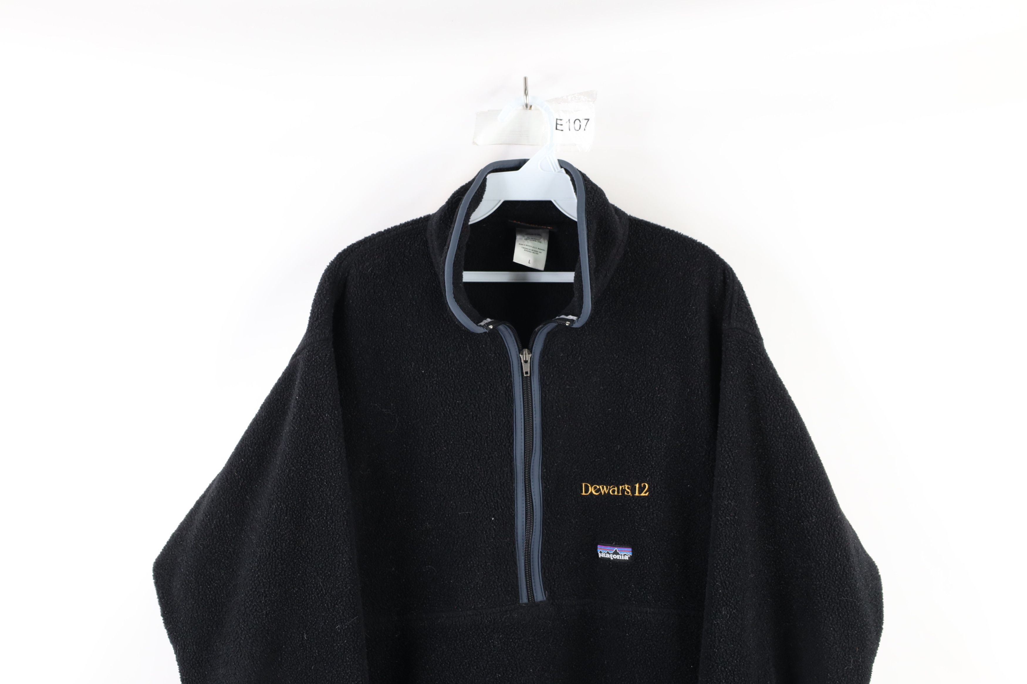 Patagonia × Vintage Vintage Patagonia Synchilla Whisky Half Zip Fleece Sweater Size US L / EU 52-54 / 3 - 2 Thumbnail