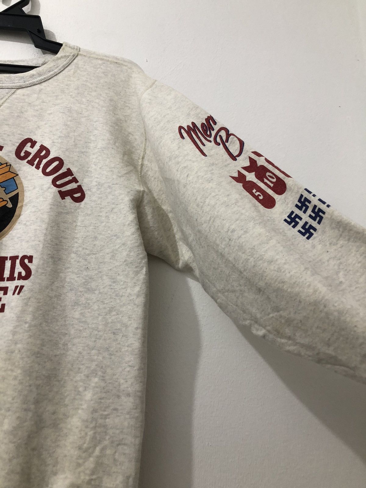 Buzz Rickson's Memphis Belle Air Force 91st Nazi Sweatshirt Size US L / EU 52-54 / 3 - 7 Thumbnail