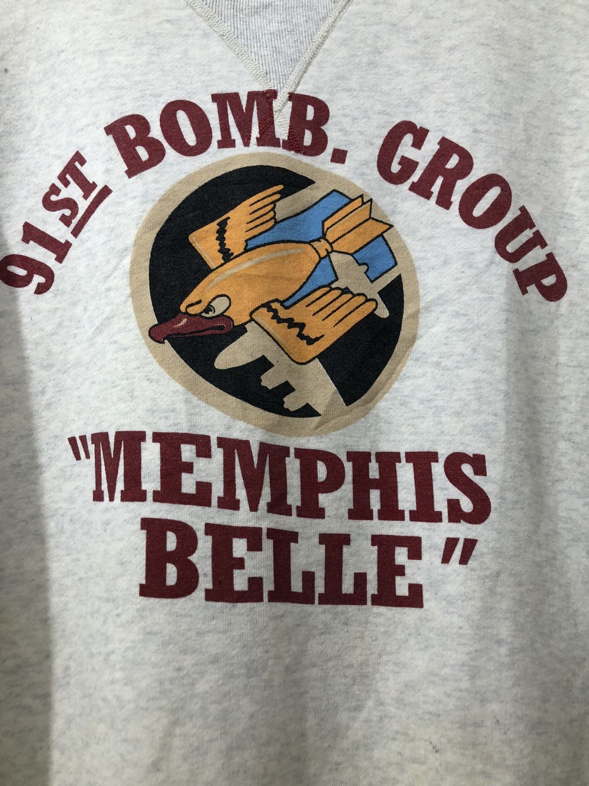 Buzz Rickson's Memphis Belle Air Force 91st Nazi Sweatshirt Size US L / EU 52-54 / 3 - 6 Thumbnail