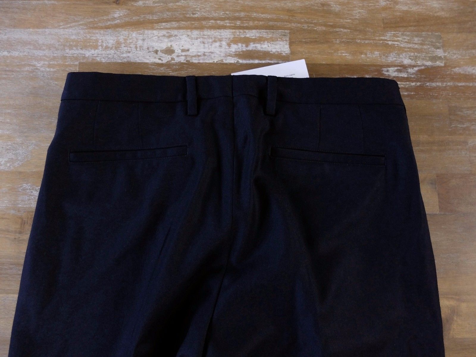 Paul Smith PAUL SMITH slim fit navy blue flannel wool pants trousers 30 Size US 30 / EU 46 - 8 Thumbnail