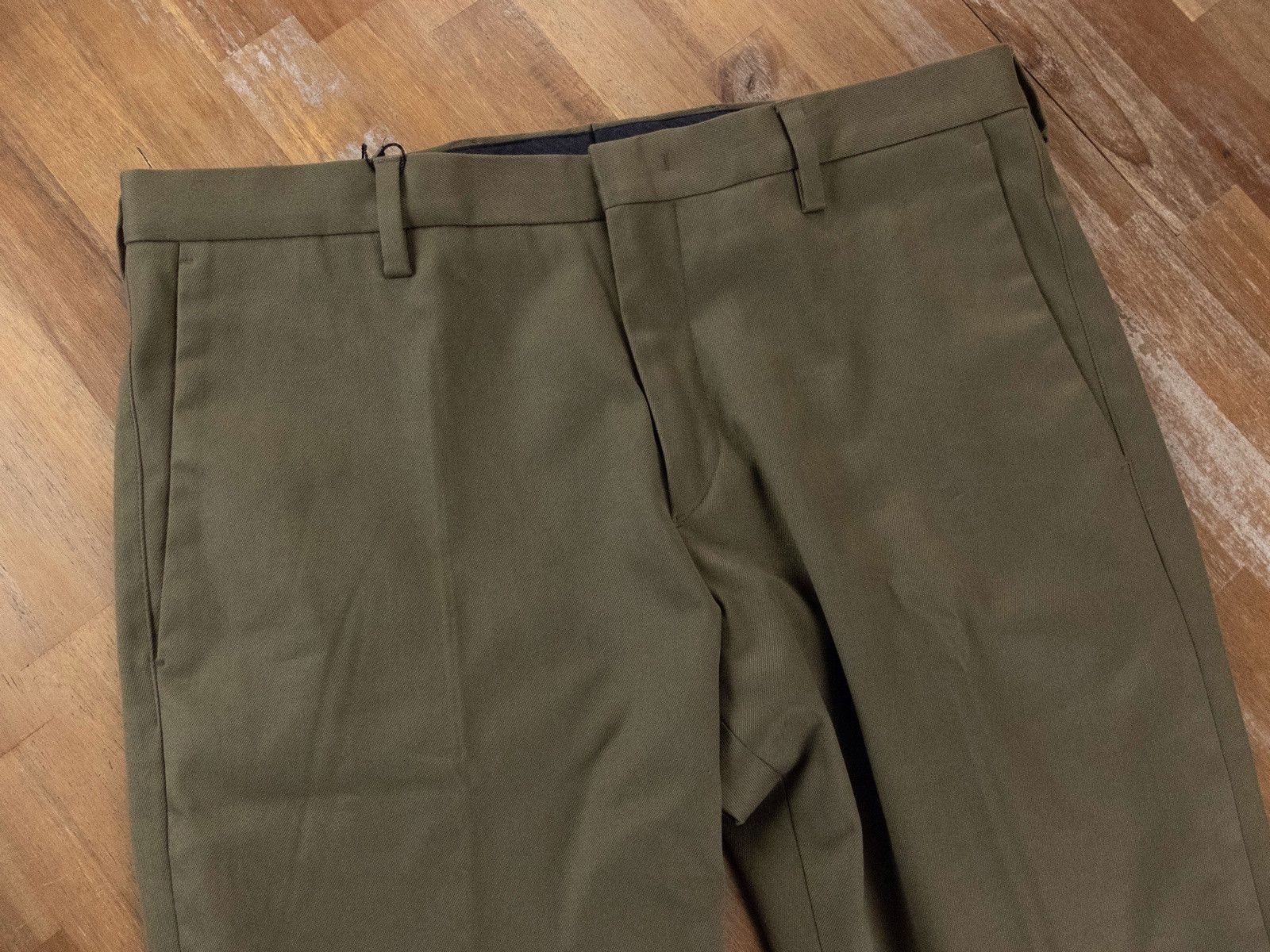 Paul Smith PAUL SMITH mainline khaki green cotton pants trousers 32 Size US 32 / EU 48 - 2 Thumbnail