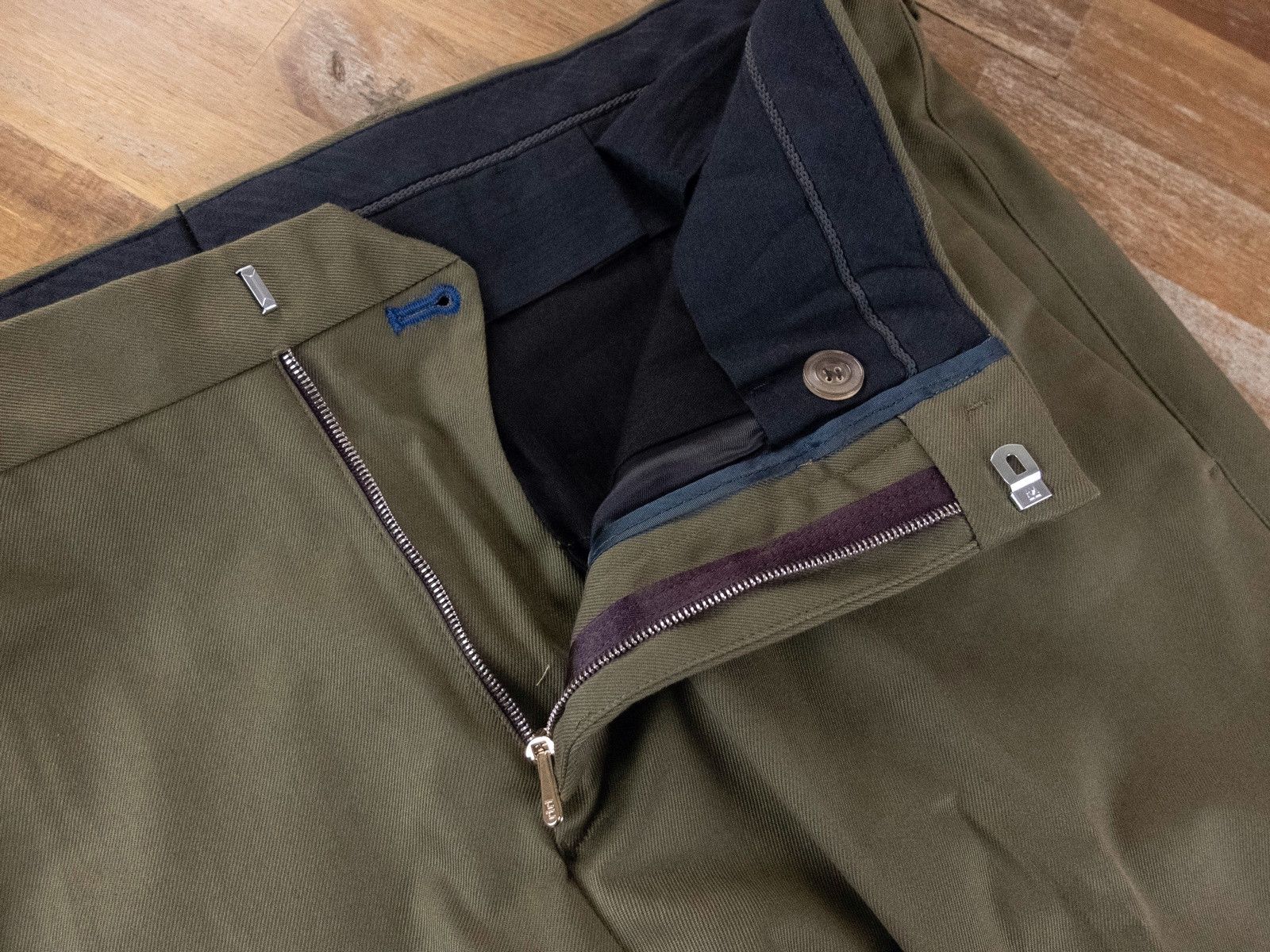 Paul Smith PAUL SMITH mainline khaki green cotton pants trousers 32 Size US 32 / EU 48 - 3 Thumbnail