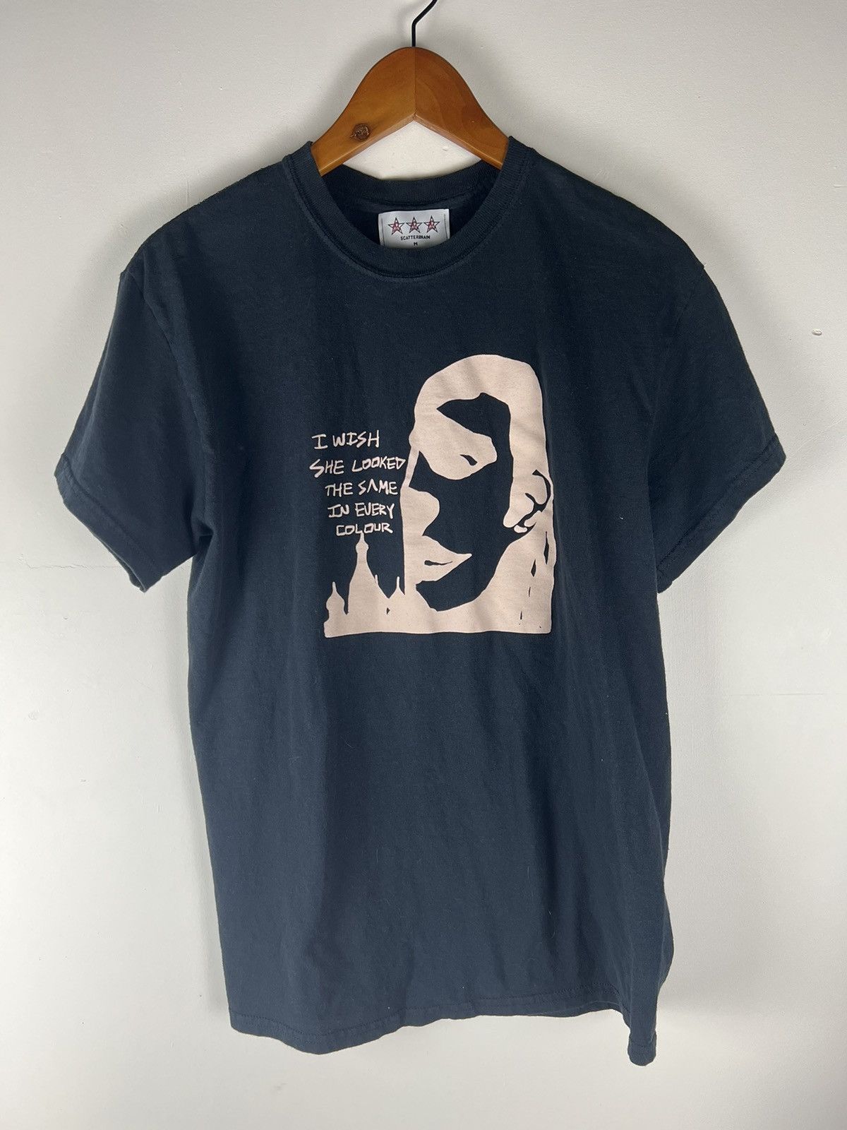 Vintage Scatterbrains I wish she looked the same in every colour tee Size US M / EU 48-50 / 2 - 1 Thumbnail