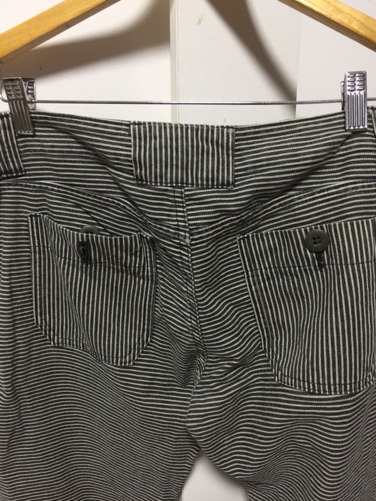 Johnbull × KOJIMA GENES John Bull Denim Striped Hickory Work by Kojima Genes Japan Size US 32 / EU 48 - 3 Thumbnail