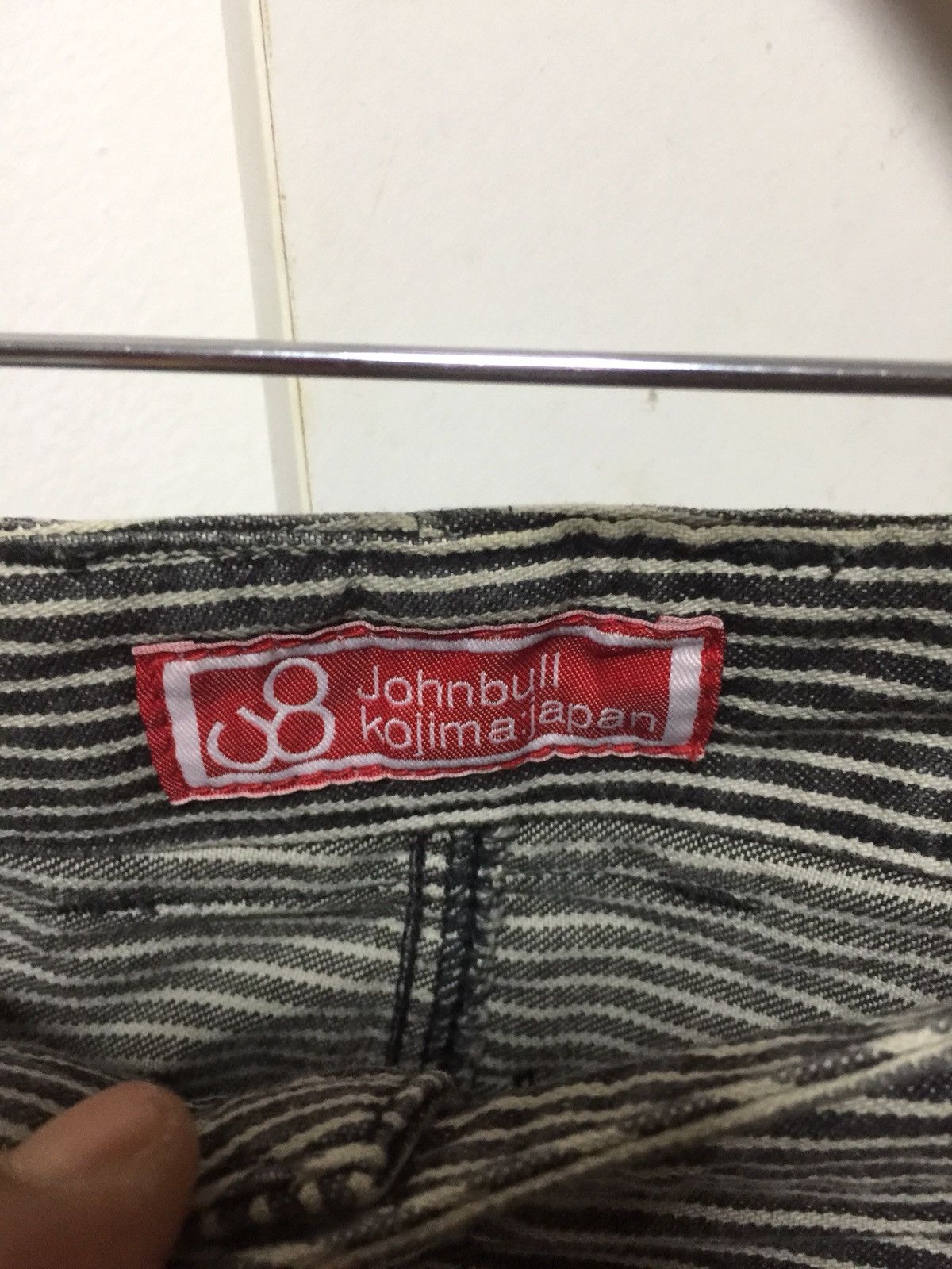 Johnbull × KOJIMA GENES John Bull Denim Striped Hickory Work by Kojima Genes Japan Size US 32 / EU 48 - 6 Thumbnail