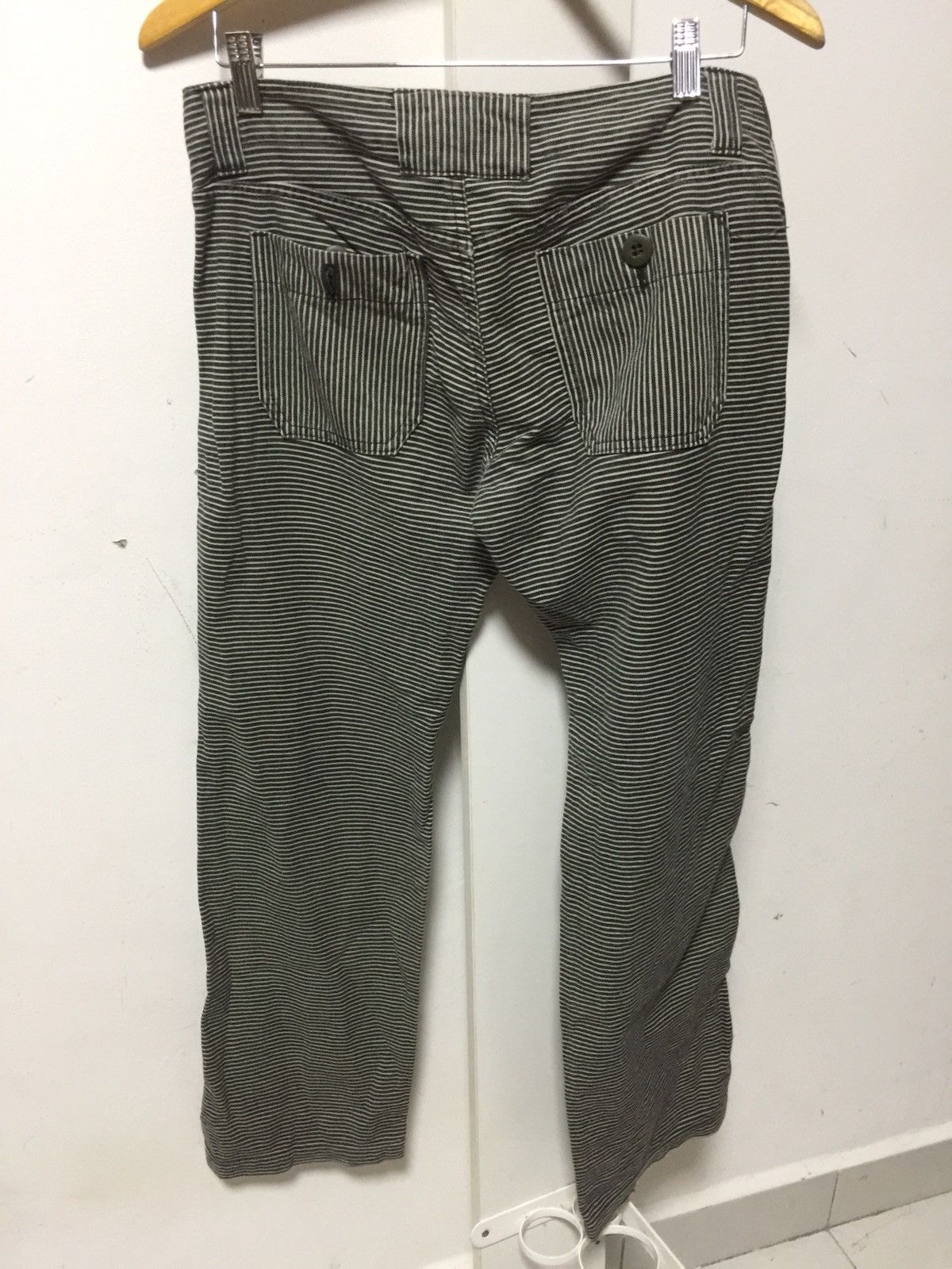 Johnbull × KOJIMA GENES John Bull Denim Striped Hickory Work by Kojima Genes Japan Size US 32 / EU 48 - 2 Thumbnail