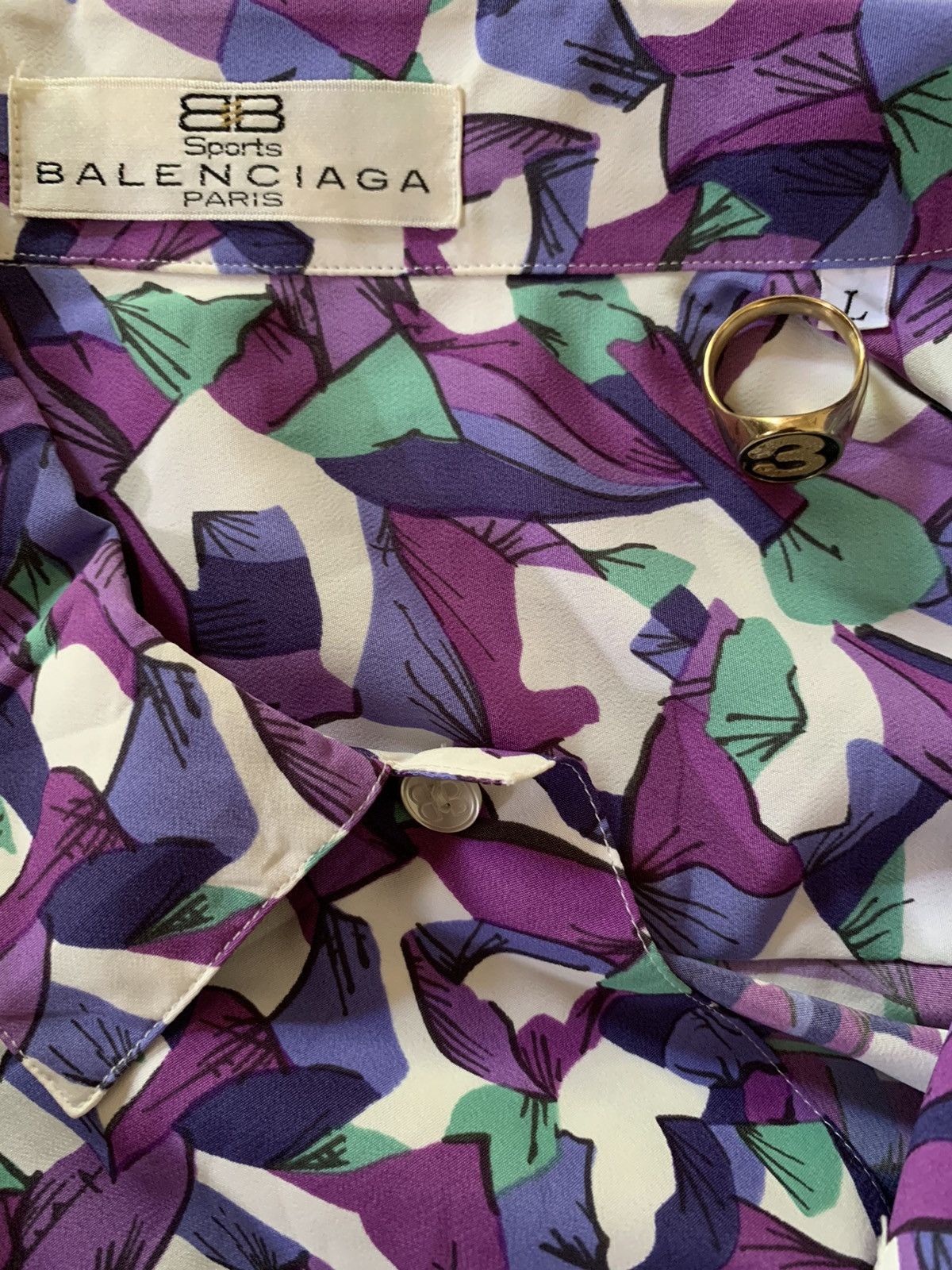 Balenciaga Vintage Balenciaga abstract pattern Size US XL / EU 56 / 4 - 11 Thumbnail