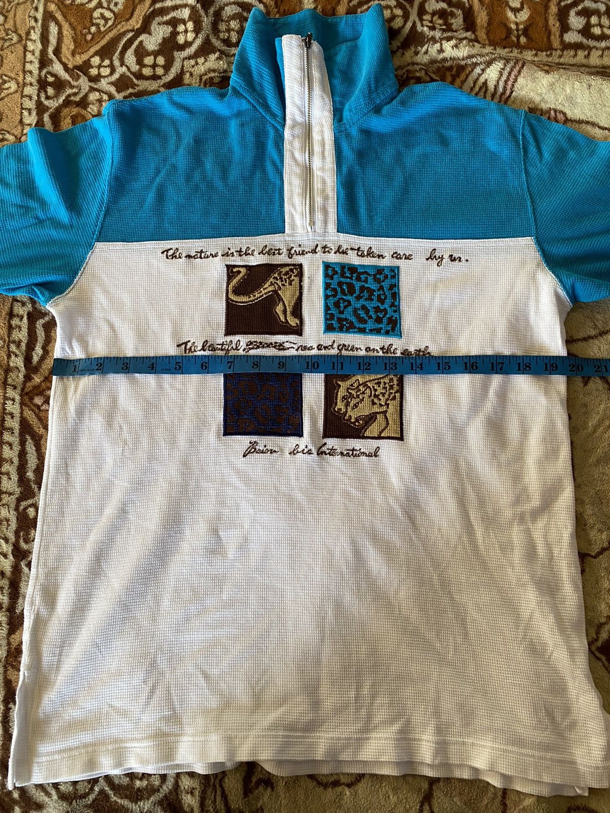Japanese Brand Vintage baiou Two Tones Colour Size US M / EU 48-50 / 2 - 11 Thumbnail