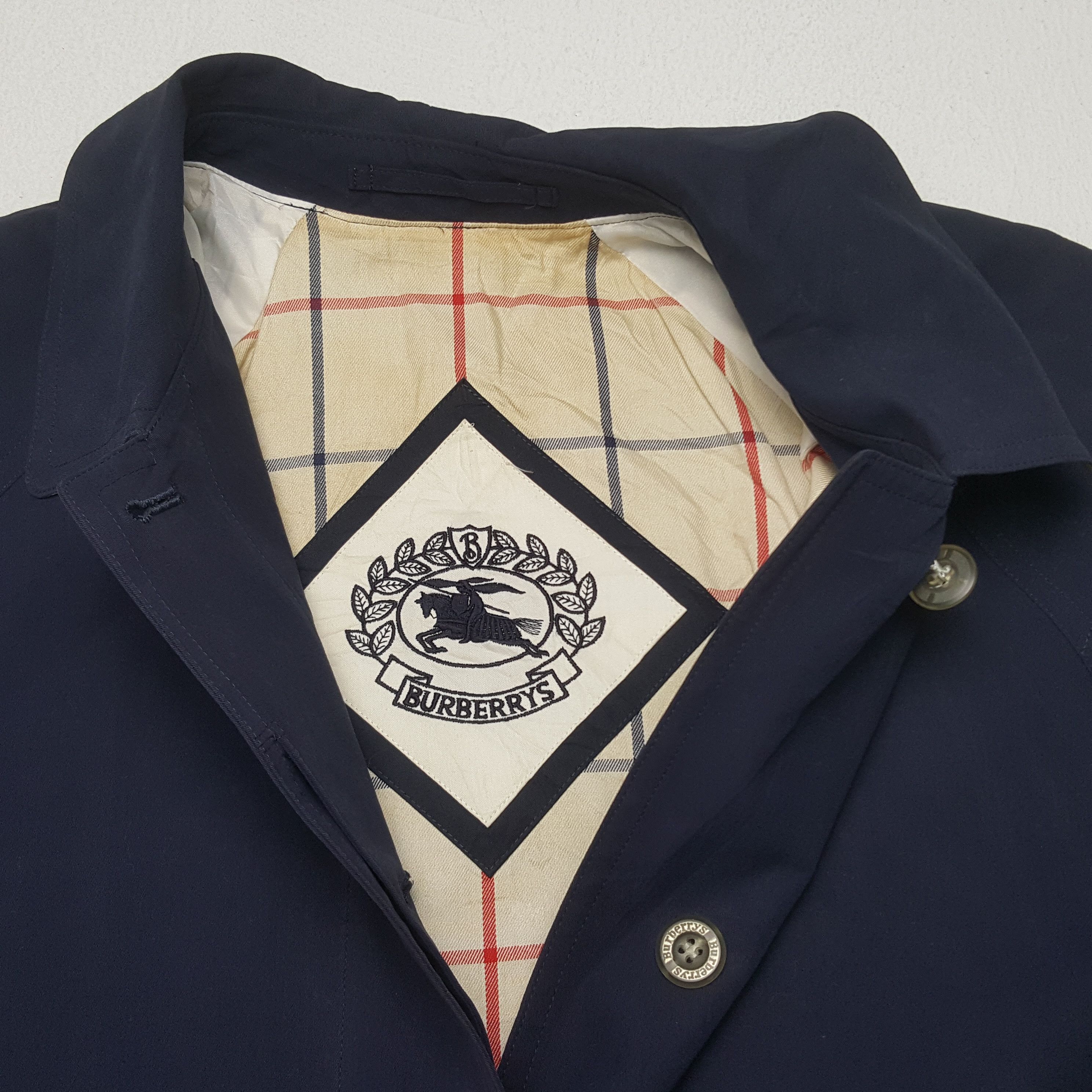 Burberry × Vintage Vintage Burberrys Nova Check Trench Coat Jacket Size M / US 6-8 / IT 42-44 - 5 Thumbnail