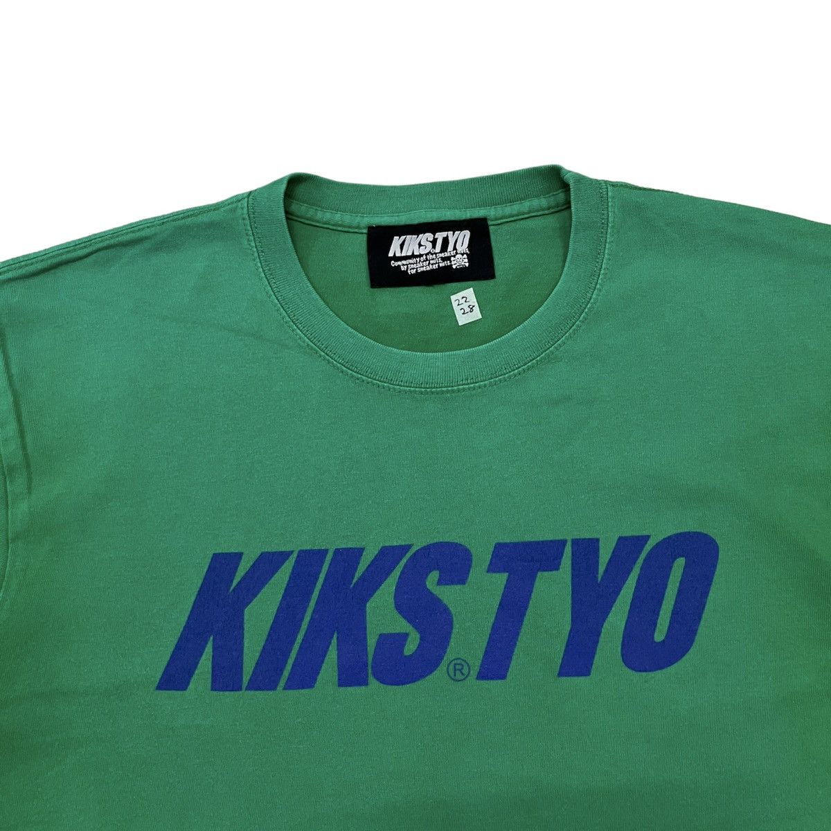 Japanese Brand × KIKS TYO Kiks Tyo Community Of The Sneaker Nuts with Big Logo Tee Size US L / EU 52-54 / 3 - 5 Thumbnail