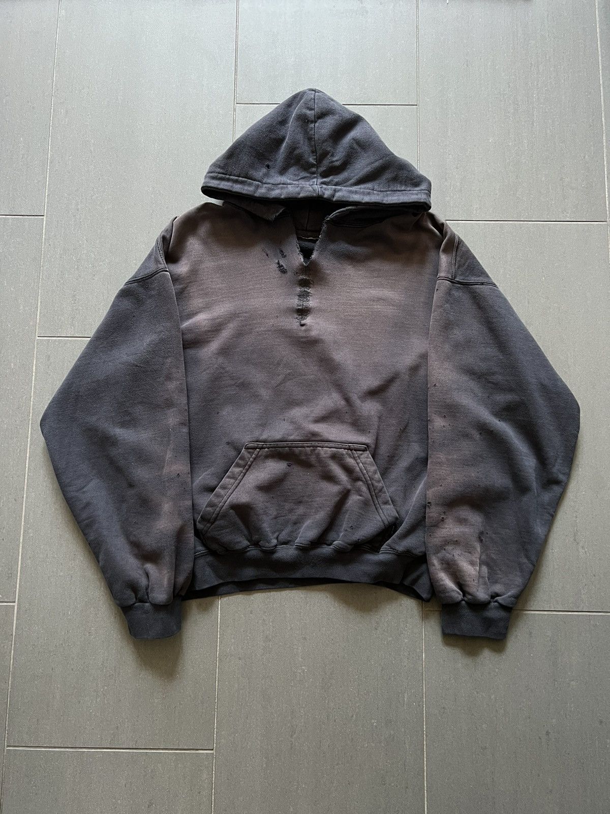 Vintage Vintage Perfectly Thrashed Hoodie | Grailed