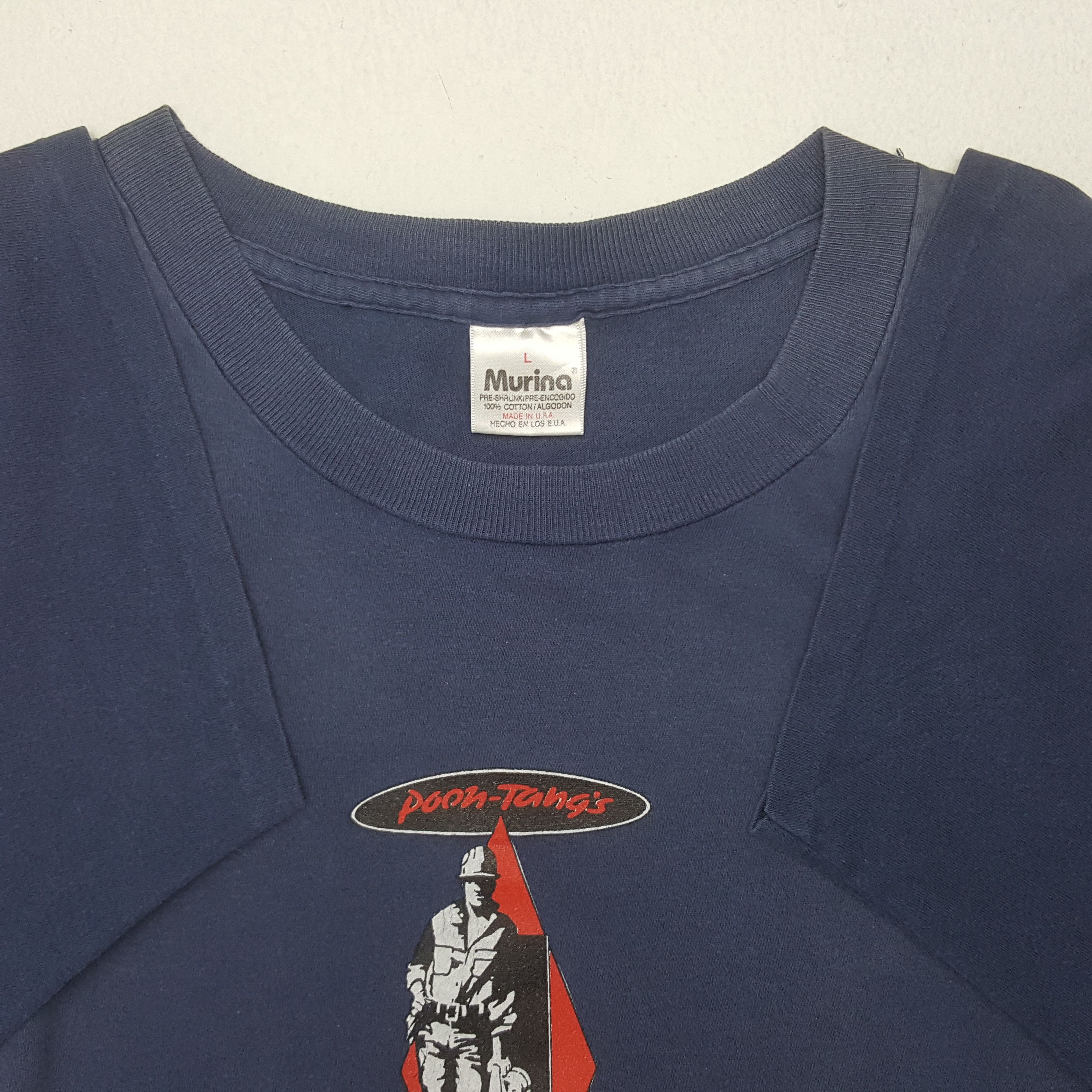 Vintage Vintage Poon-Tang's Built Of The USA Tshirt Size US L / EU 52-54 / 3 - 5 Thumbnail