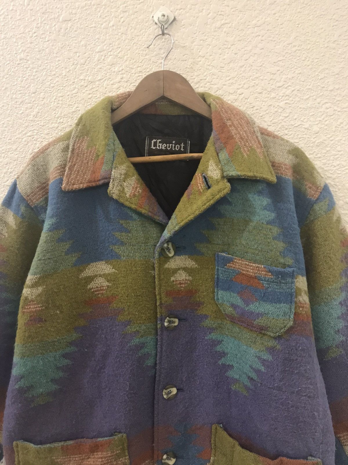 Japanese Brand Cheviot Navajo classic design wool jacket Size US L / EU 52-54 / 3 - 5 Thumbnail