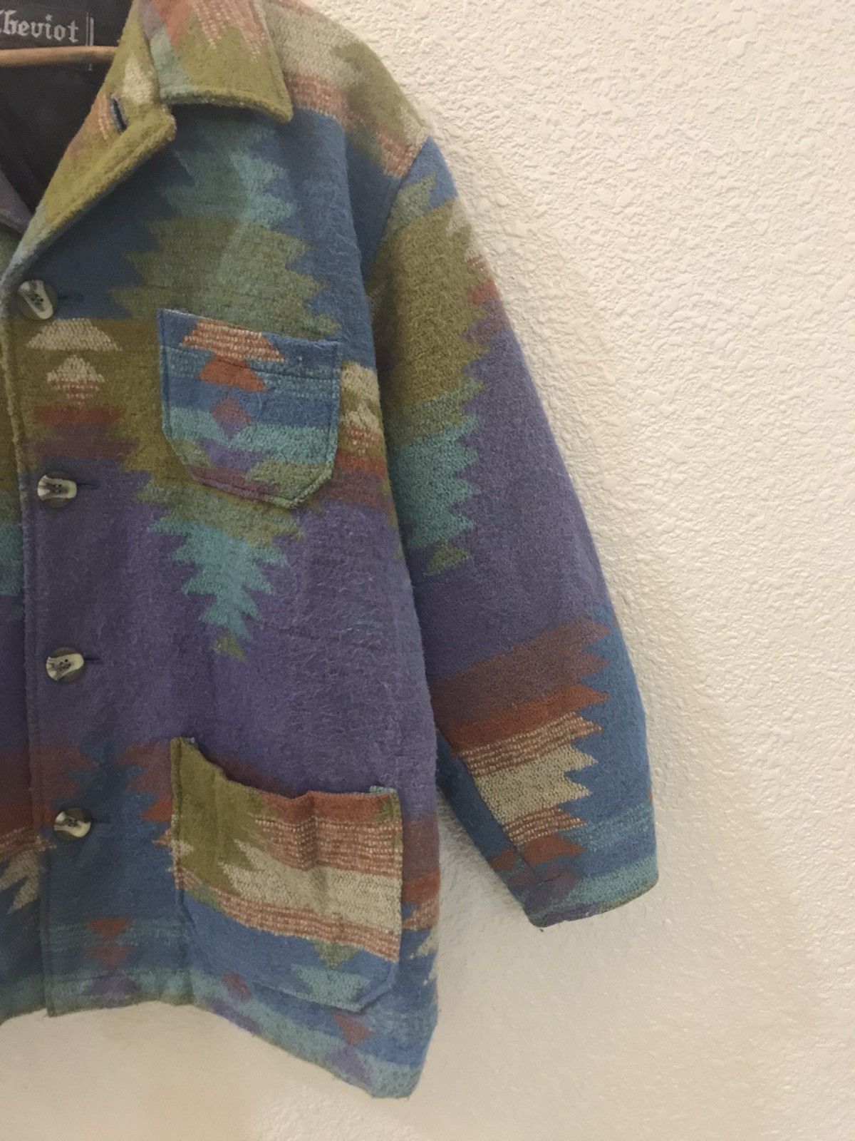 Japanese Brand Cheviot Navajo classic design wool jacket Size US L / EU 52-54 / 3 - 3 Thumbnail