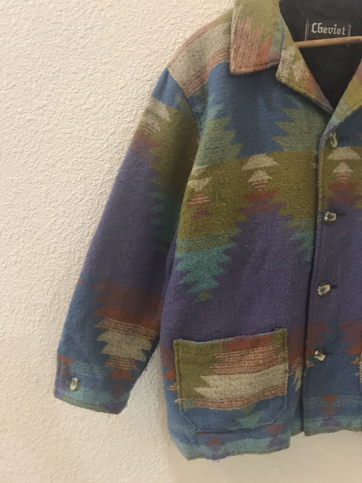 Japanese Brand Cheviot Navajo classic design wool jacket Size US L / EU 52-54 / 3 - 4 Thumbnail