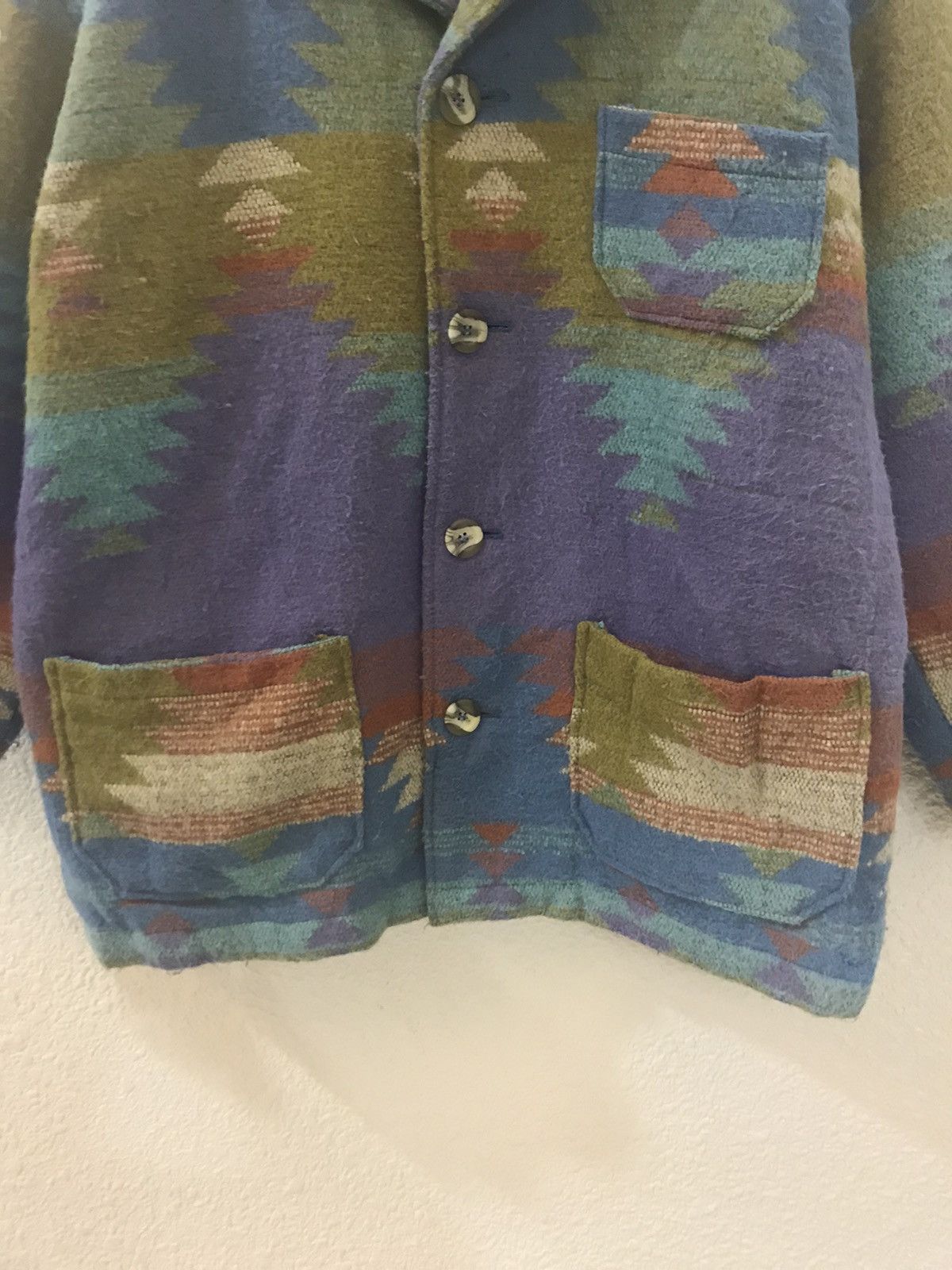 Japanese Brand Cheviot Navajo classic design wool jacket Size US L / EU 52-54 / 3 - 6 Thumbnail