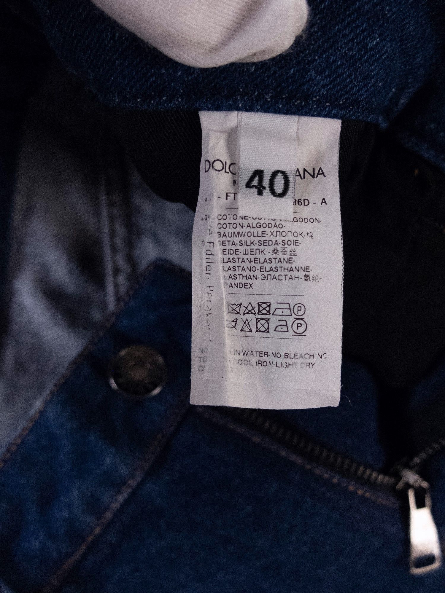 Dolce & Gabbana DOLCE & GABBANA Pretty denim fit blue floral pocket jeans 40 Size 27" / US 4 / IT 40 - 7 Thumbnail
