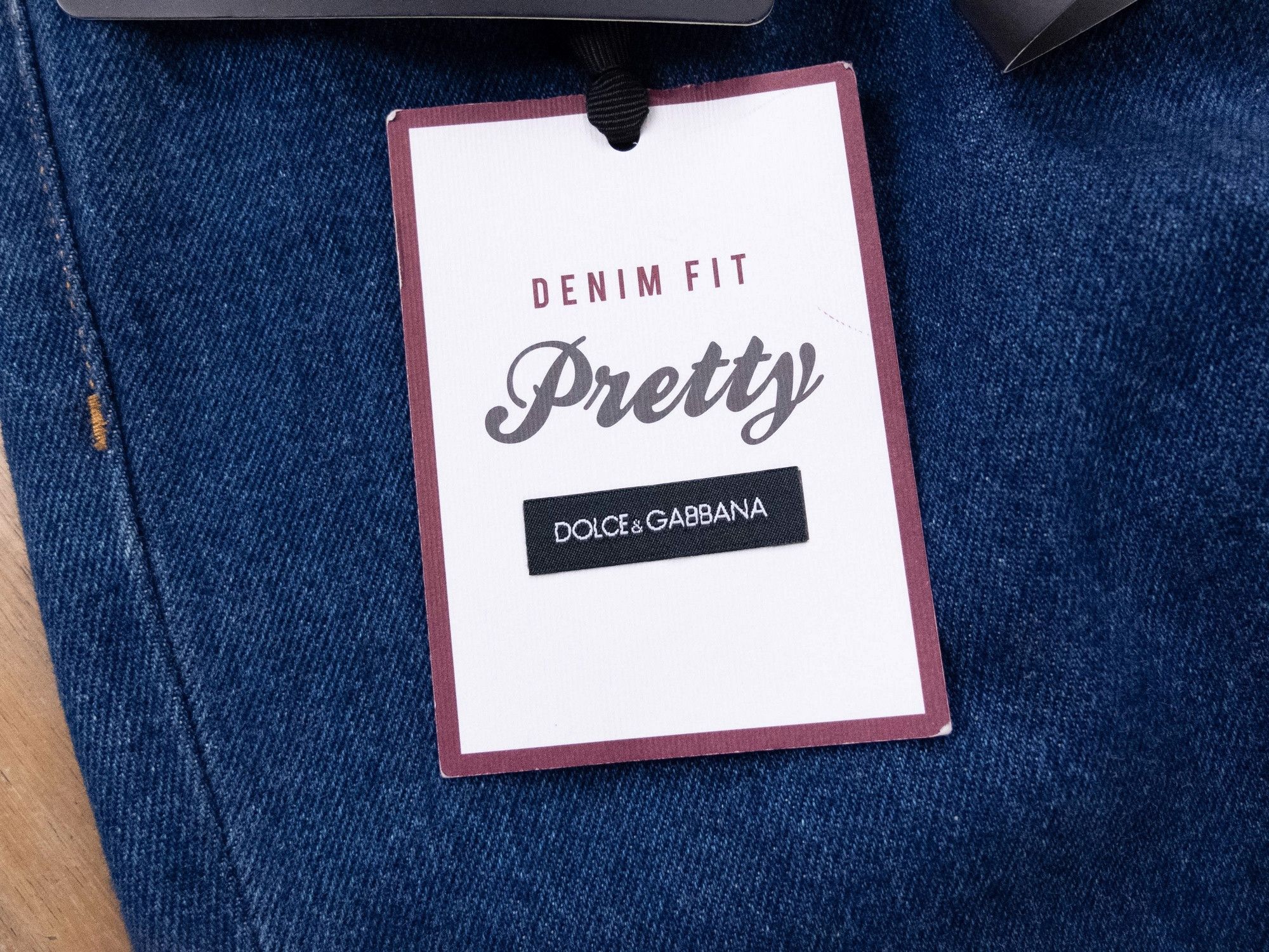 Dolce & Gabbana DOLCE & GABBANA Pretty denim fit blue floral pocket jeans 40 Size 27" / US 4 / IT 40 - 3 Thumbnail