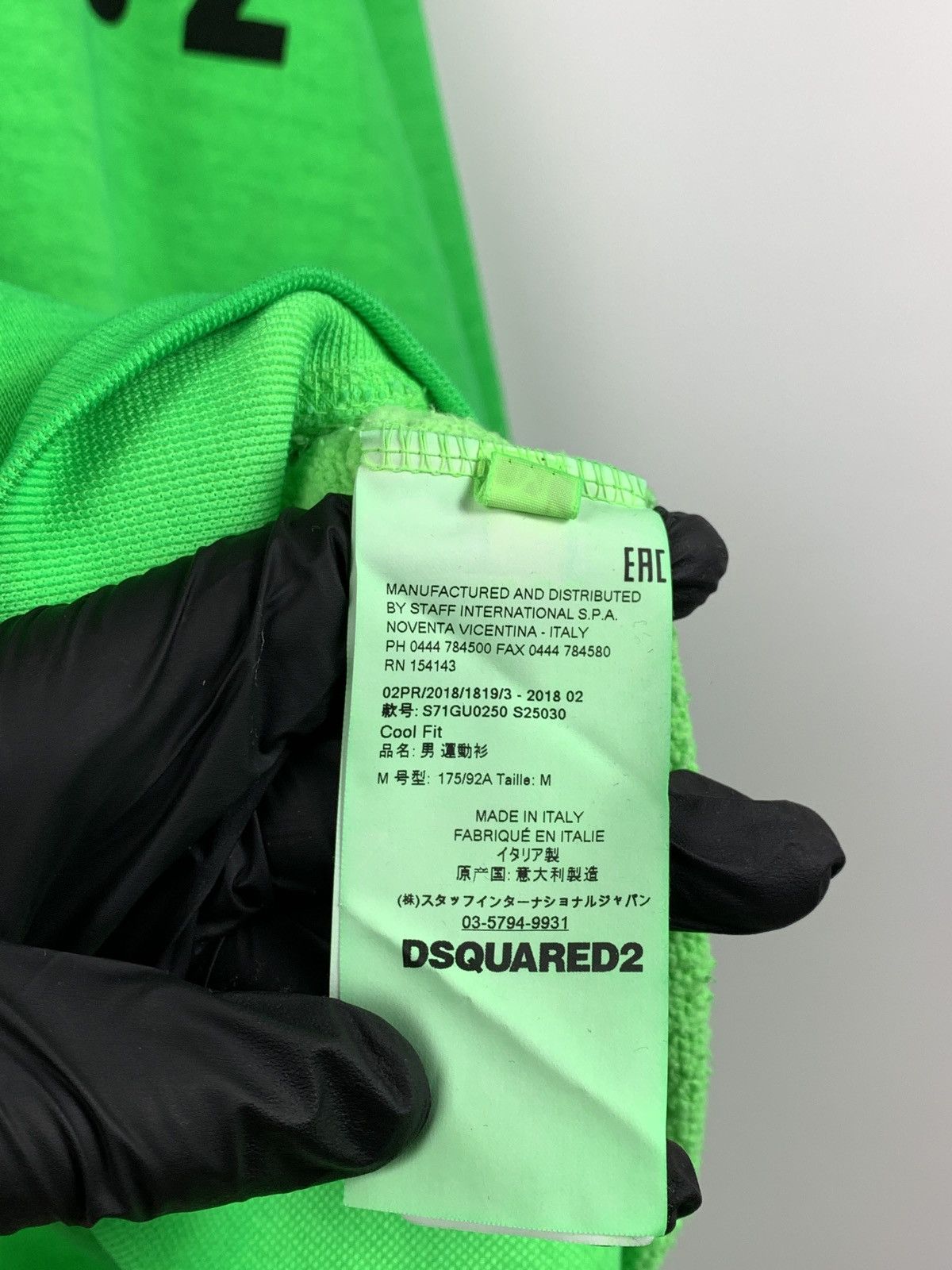 Dsquared2 Dsquared2 Light Green Hoodie Size US M / EU 48-50 / 2 - 19 Thumbnail