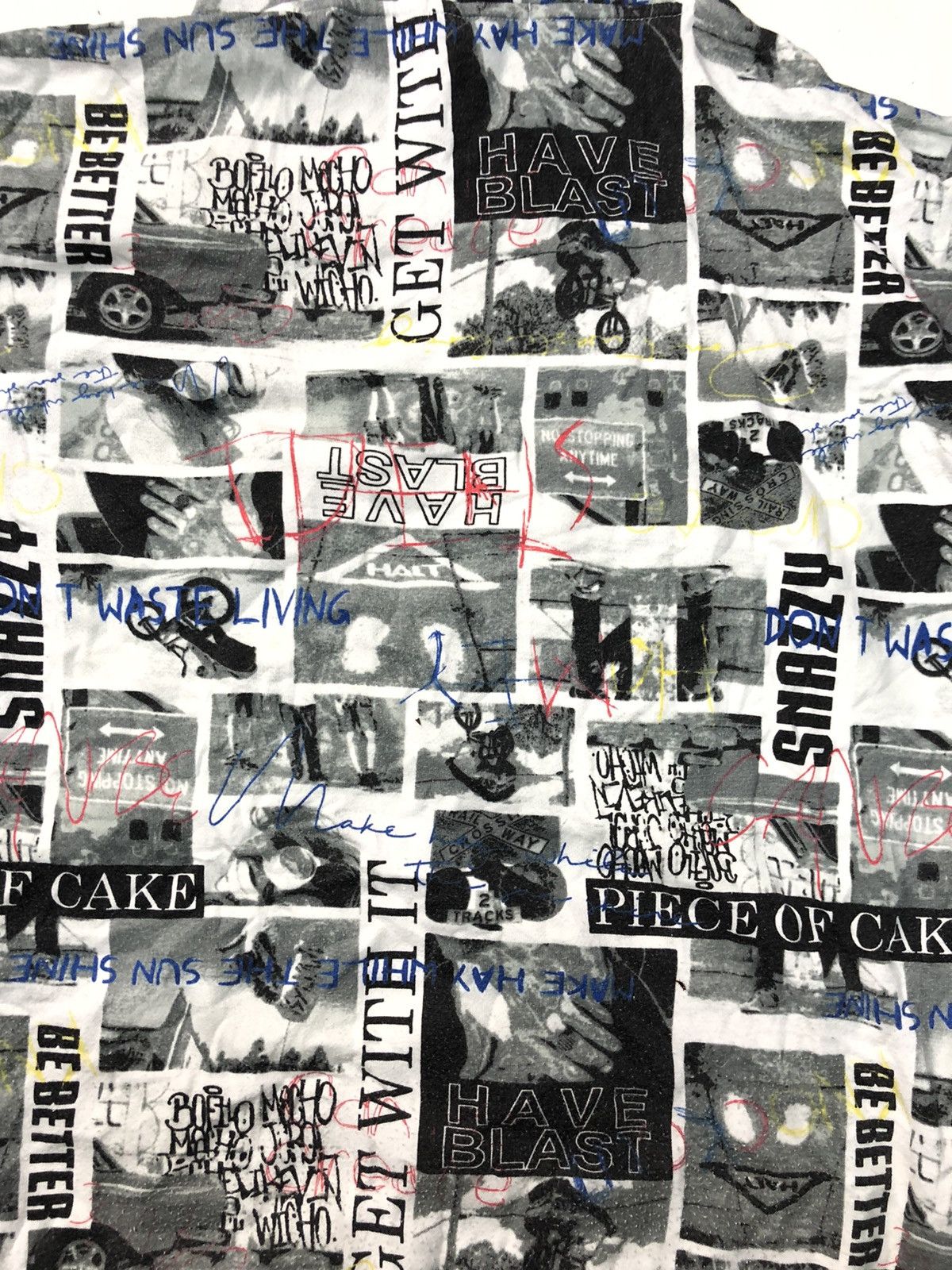 Japanese Brand THUNDER STORM ALL OVER PRINT STREET WEAR HOODIE Size US L / EU 52-54 / 3 - 10 Thumbnail