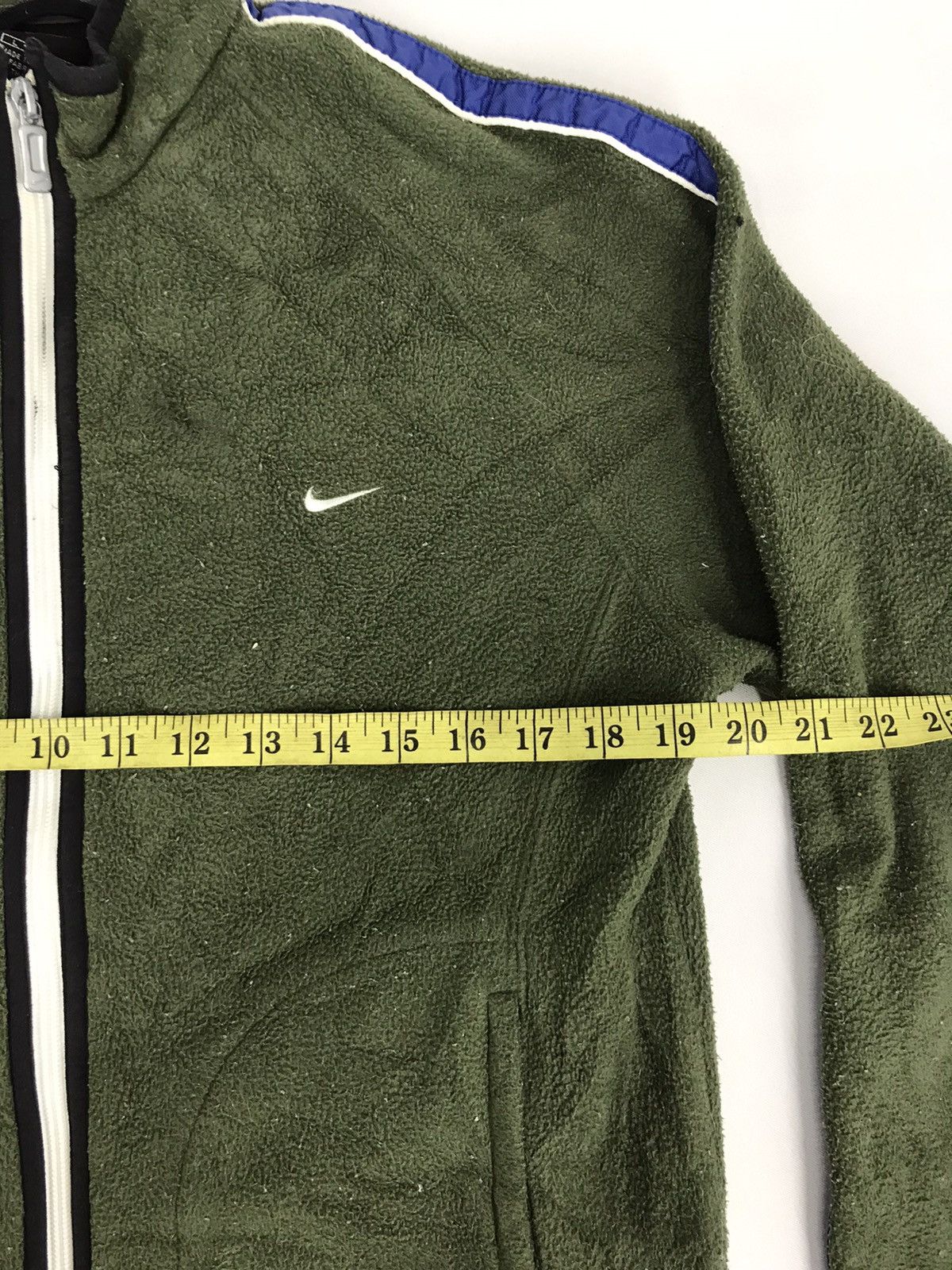 Nike Vintage Nike Small Logo Sweatshirt Zipper Fleece Jacket Size M / US 6-8 / IT 42-44 - 6 Thumbnail